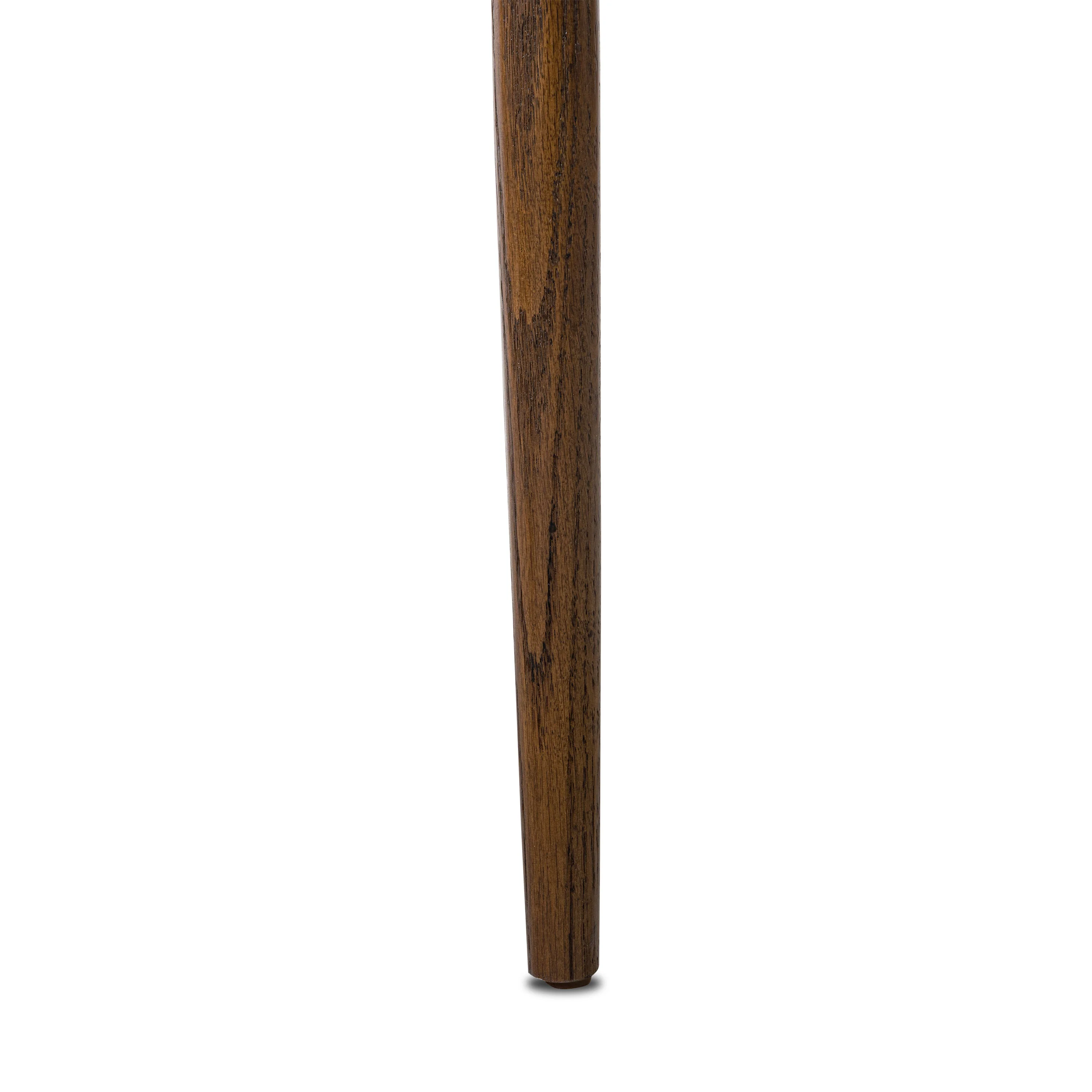 Arco Leather Dining Chair | Walnut/Black - Image 15