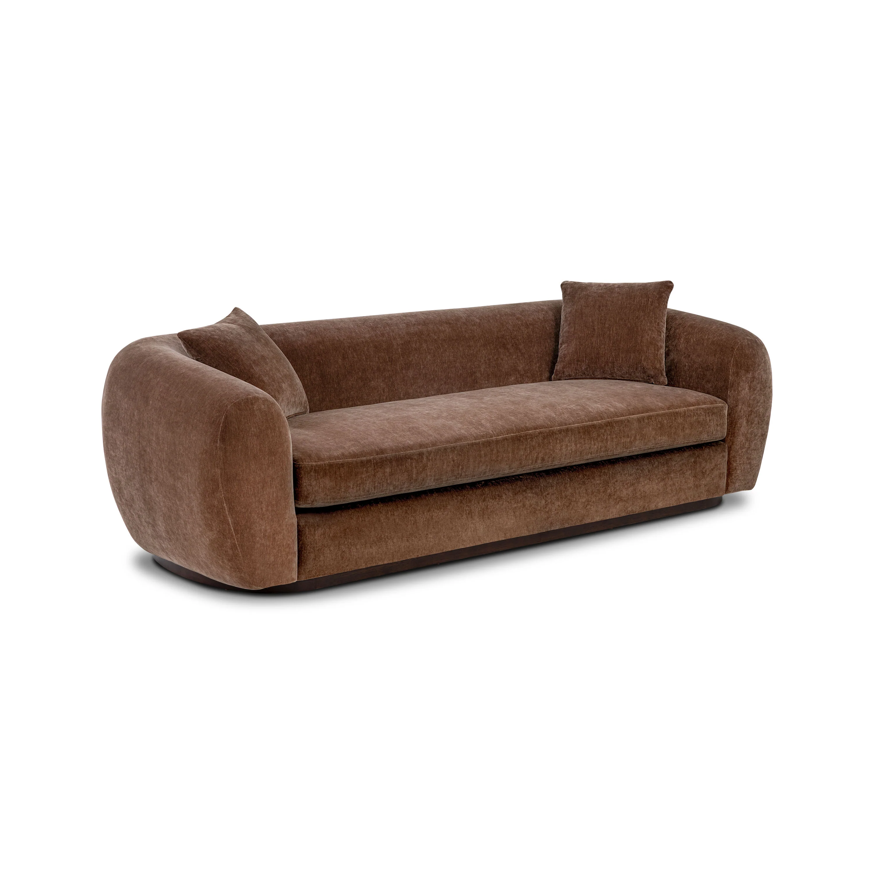 Bourges 99" Sofa | Bronzer Brown - Image 3