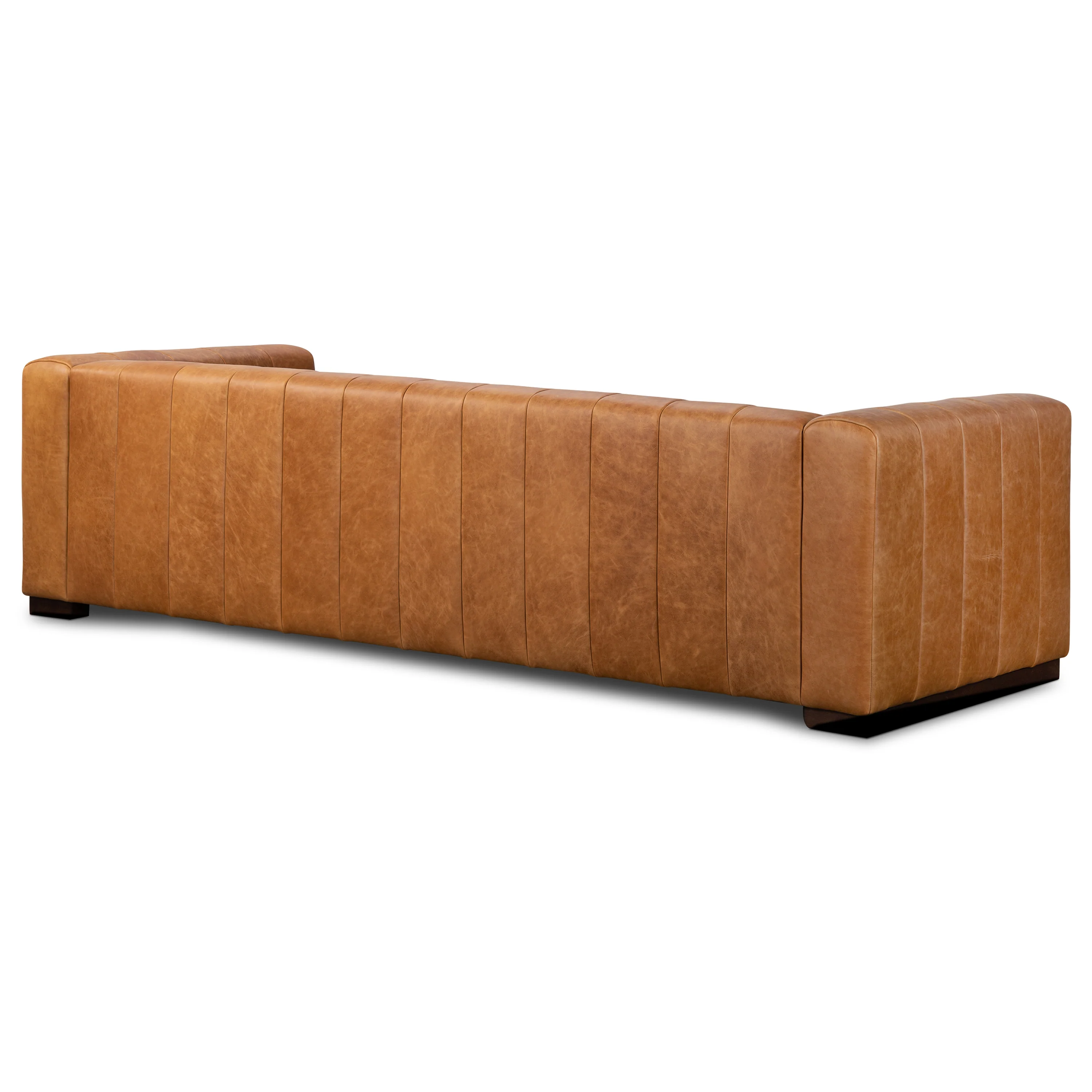 Canale 99" Leather Sofa | Cognac Tan - Image 5