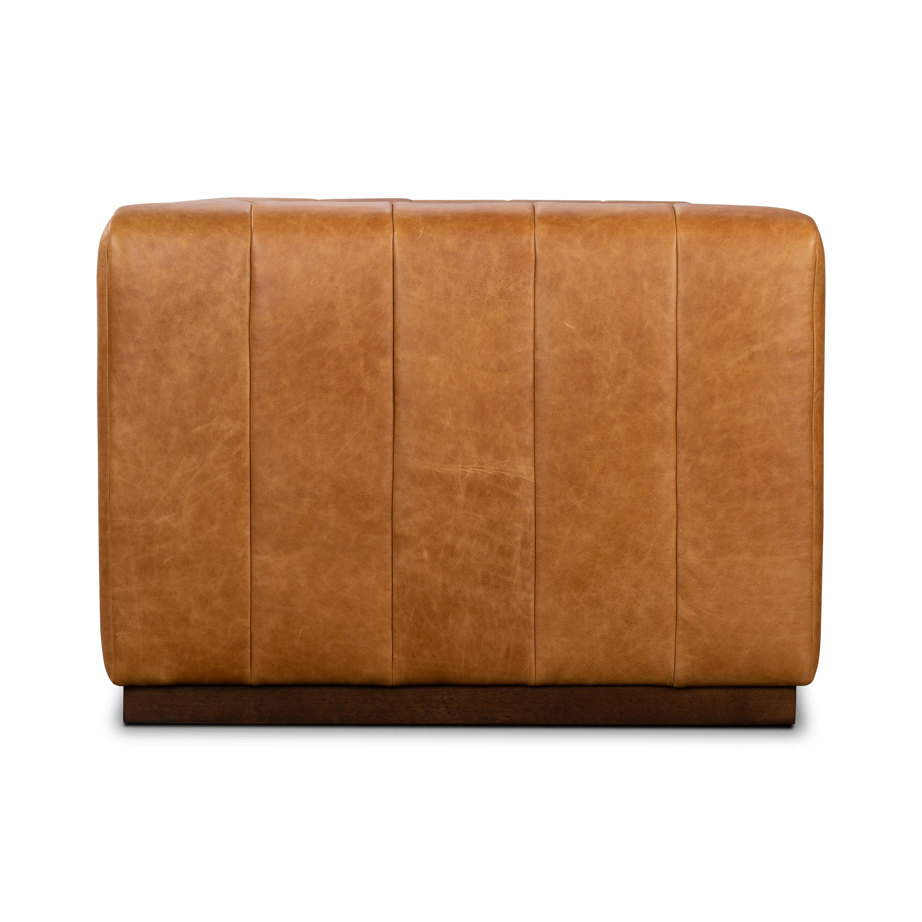 Canale 99" Leather Sofa | Cognac Tan - Image 8