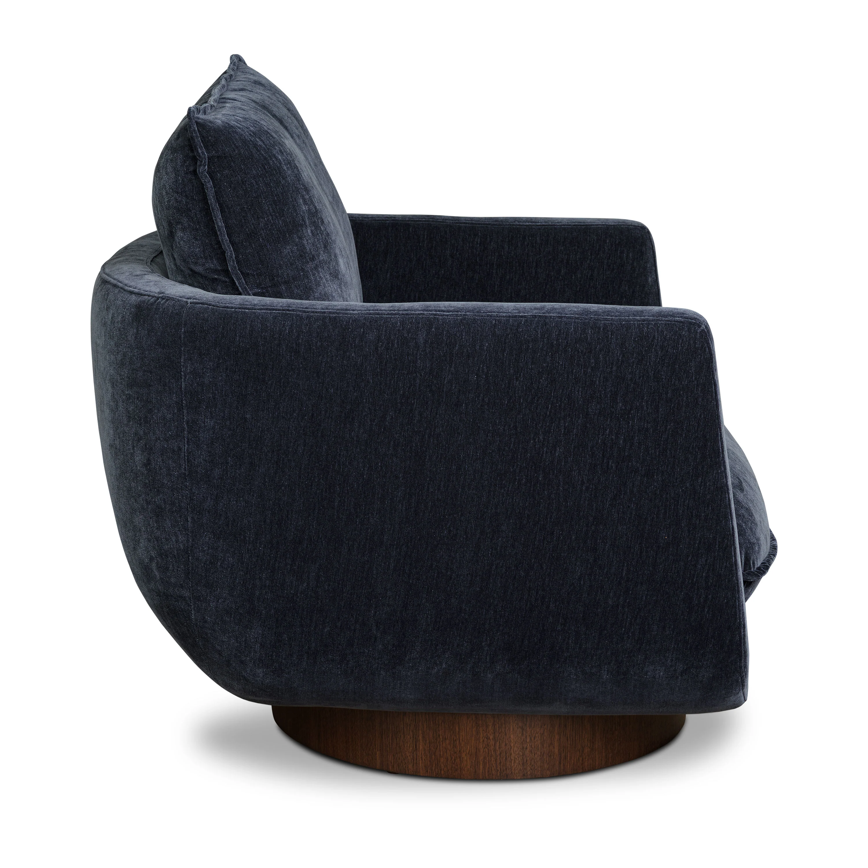Carla Swivel Lounge Chair | Mystic Blue - Image 5
