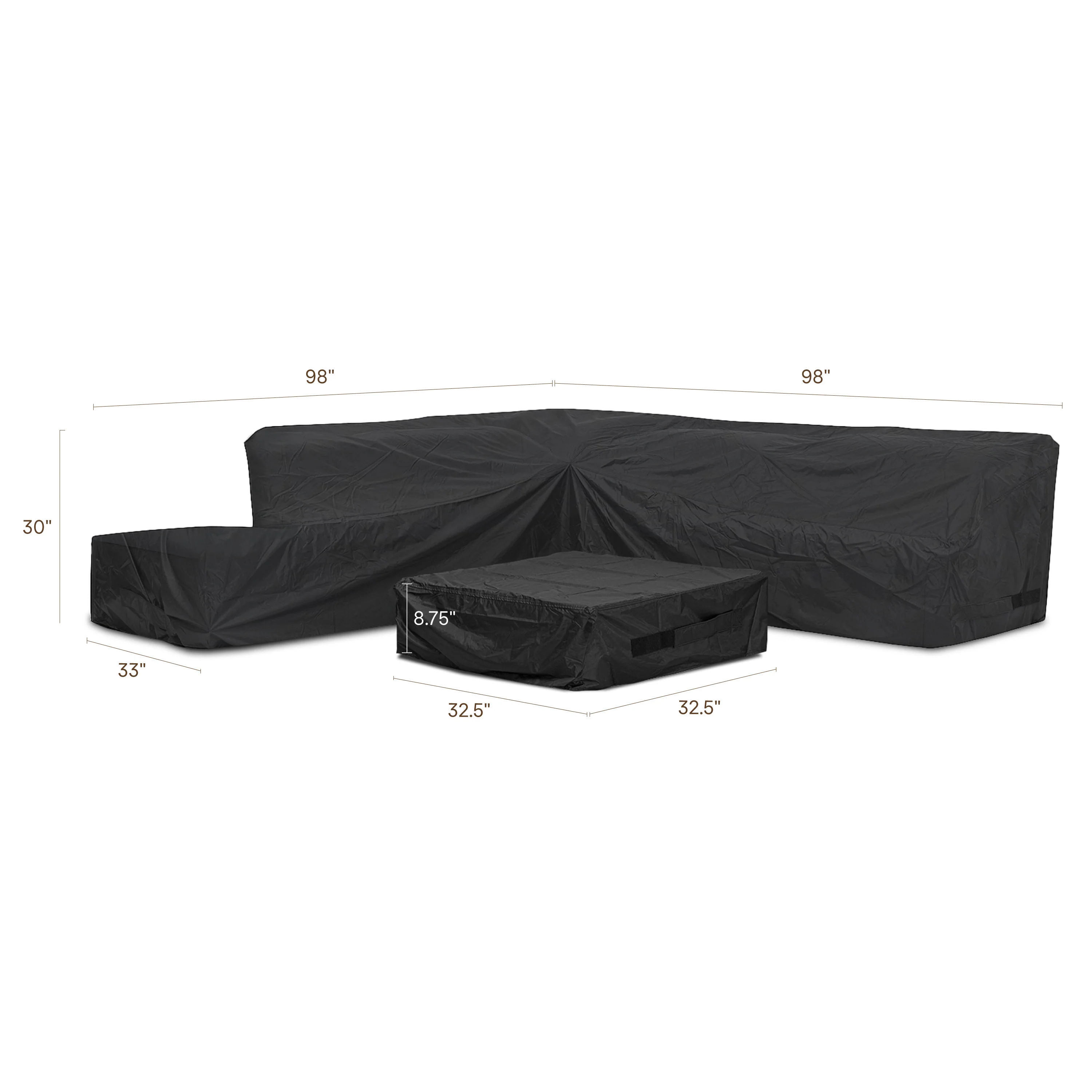 Celenza Corner Set - Protective Cover | Black - Image 9