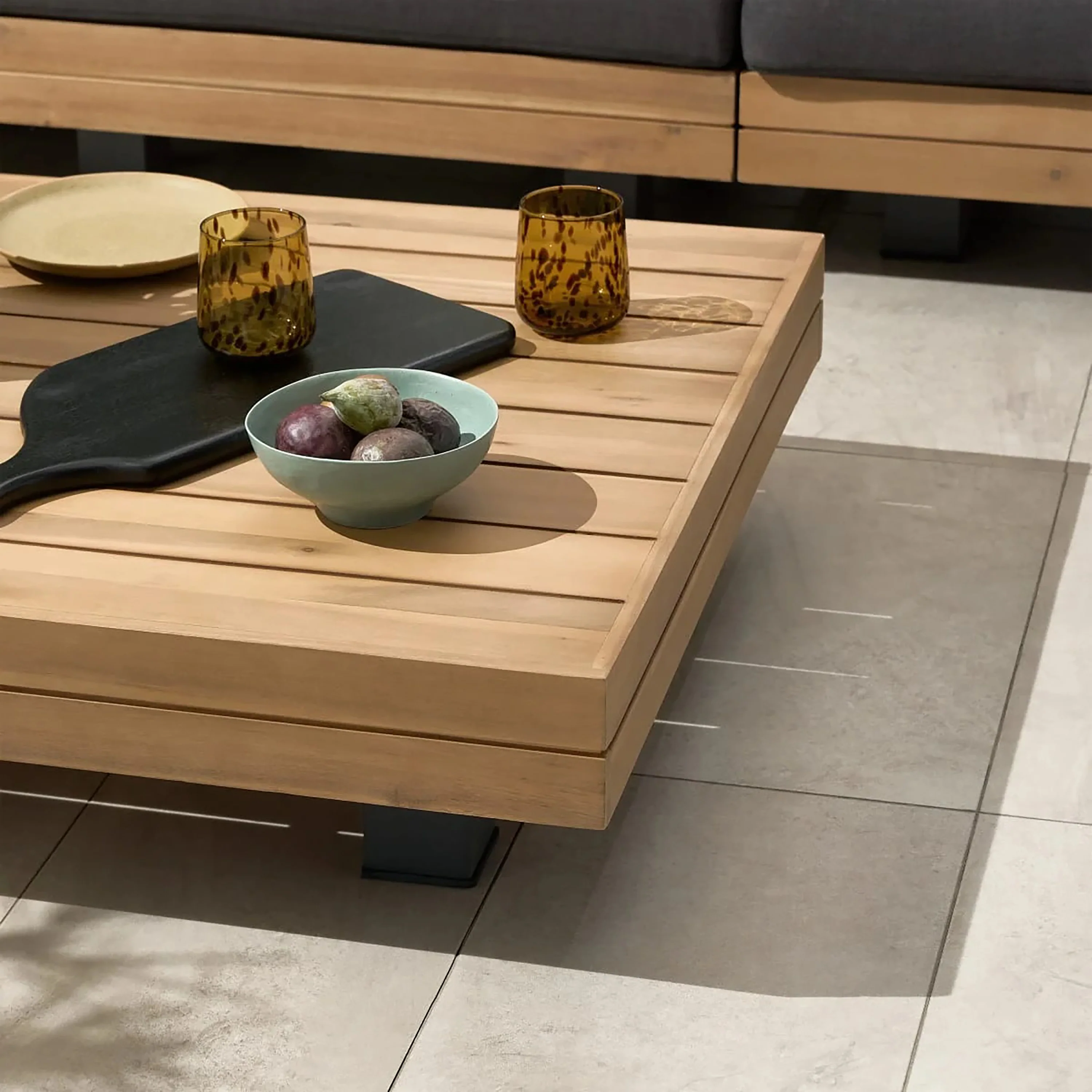 Celenza Modular Corner Sectional Set with Coffee Table | Dark Grey - Image 5