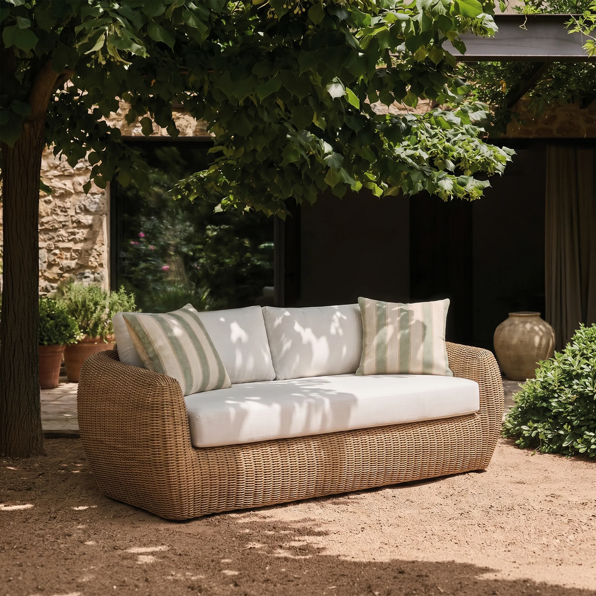 Corto 83" Outdoor Sofa | Sand - Image 2
