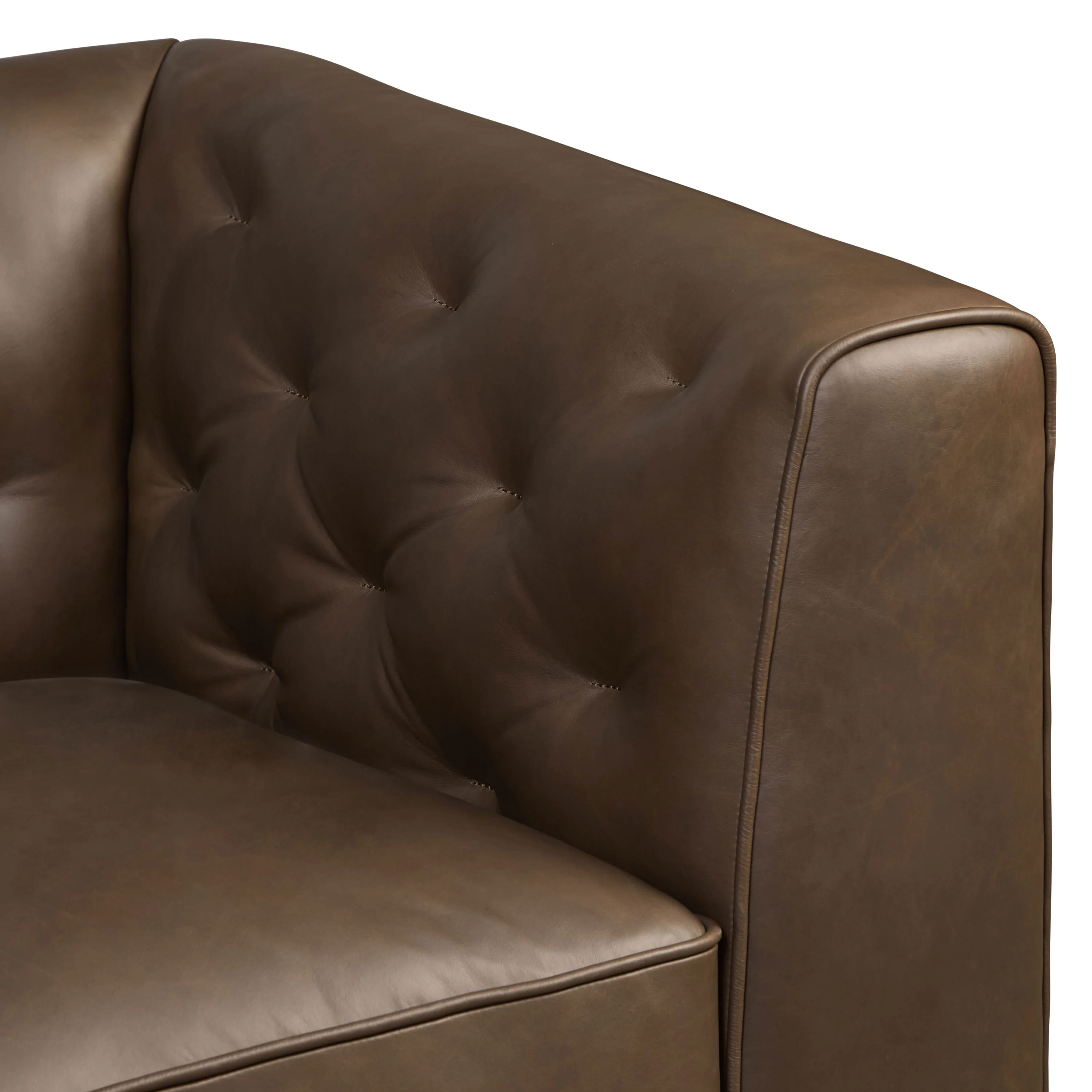 Essex Leather Lounge Chair | Cocoa Brown | Set of 2 - Image 10