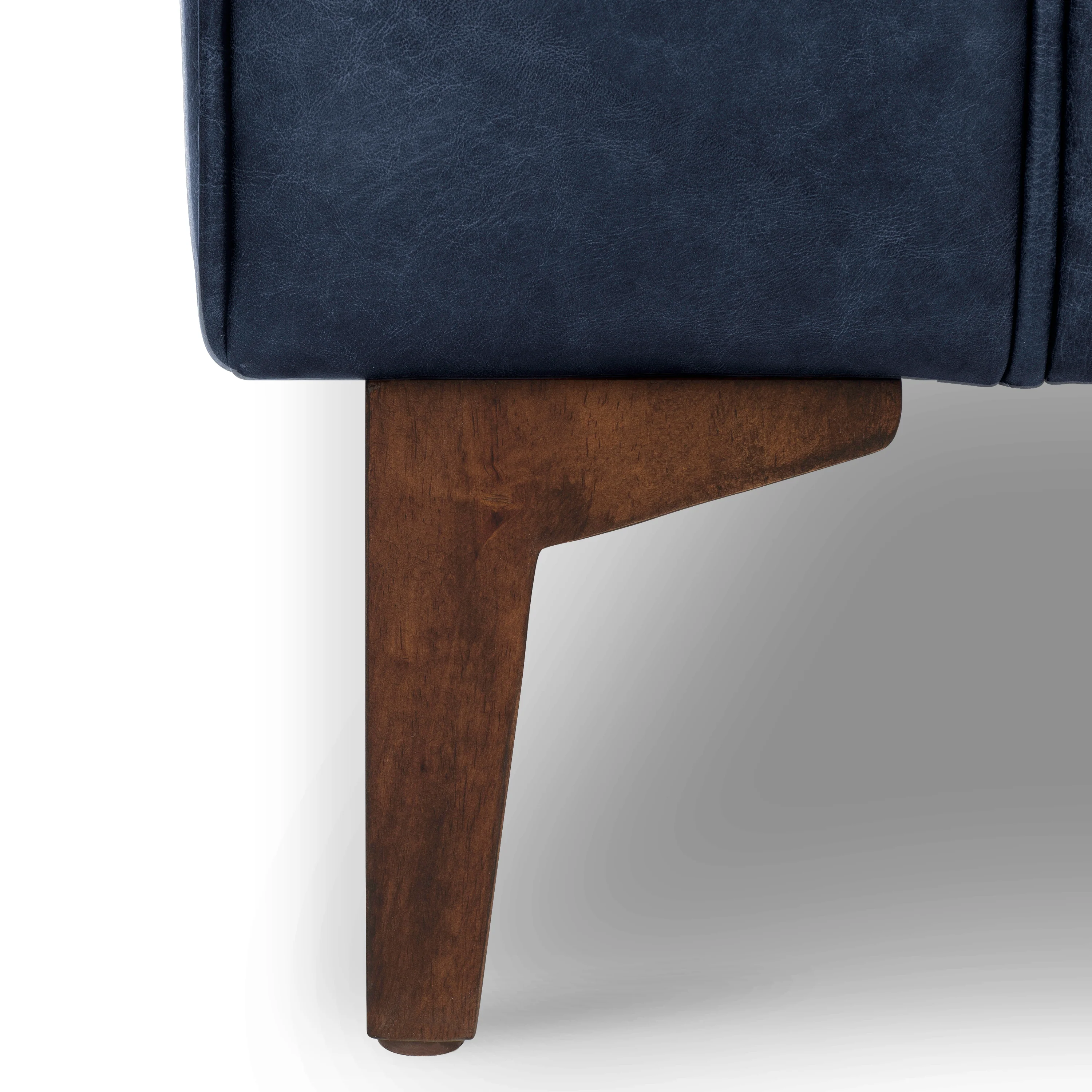 Essex Leather Lounge Chair| Midnight Blue | Single - Image 10