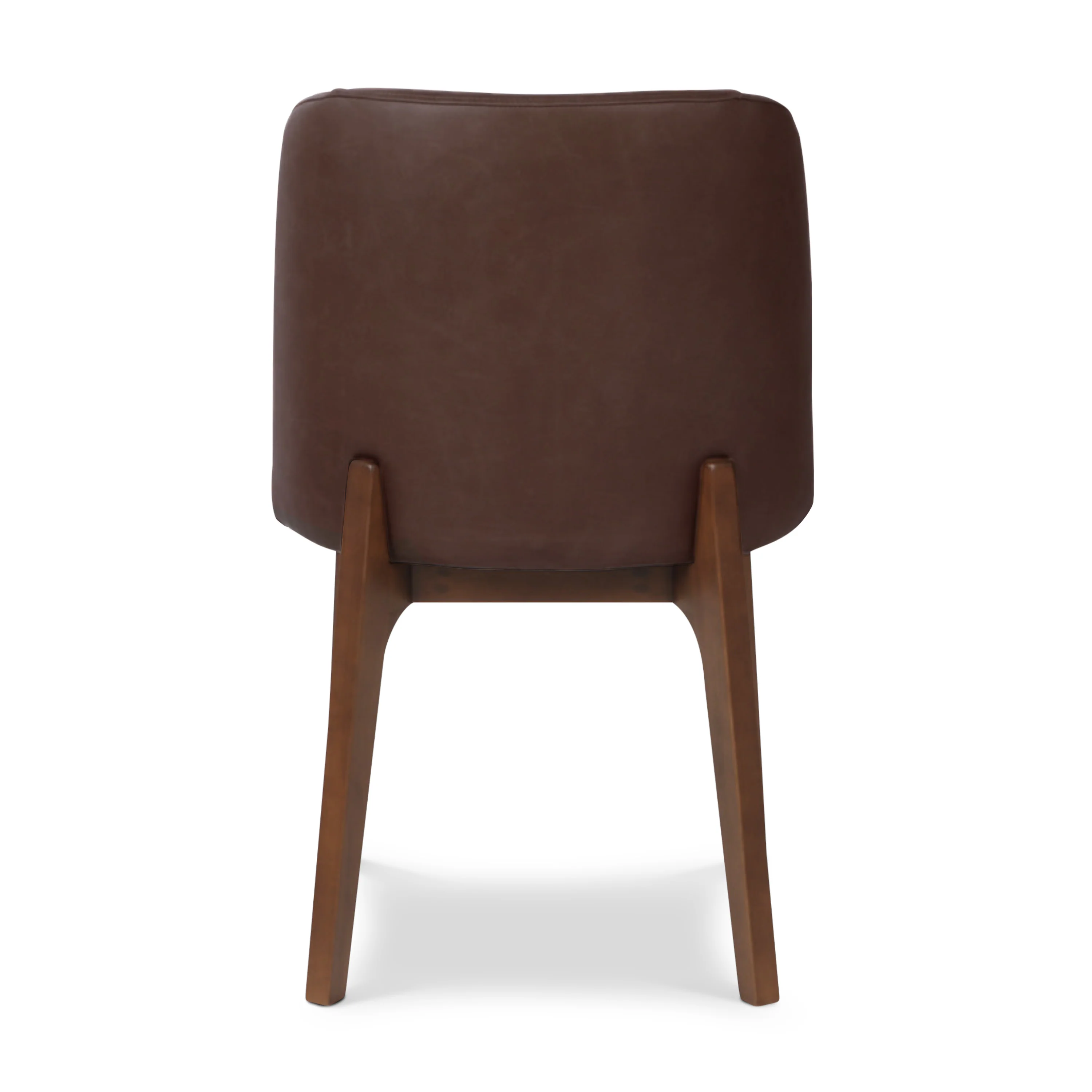 Fawn Leather Dining Chair | Antique Brown - Image 7