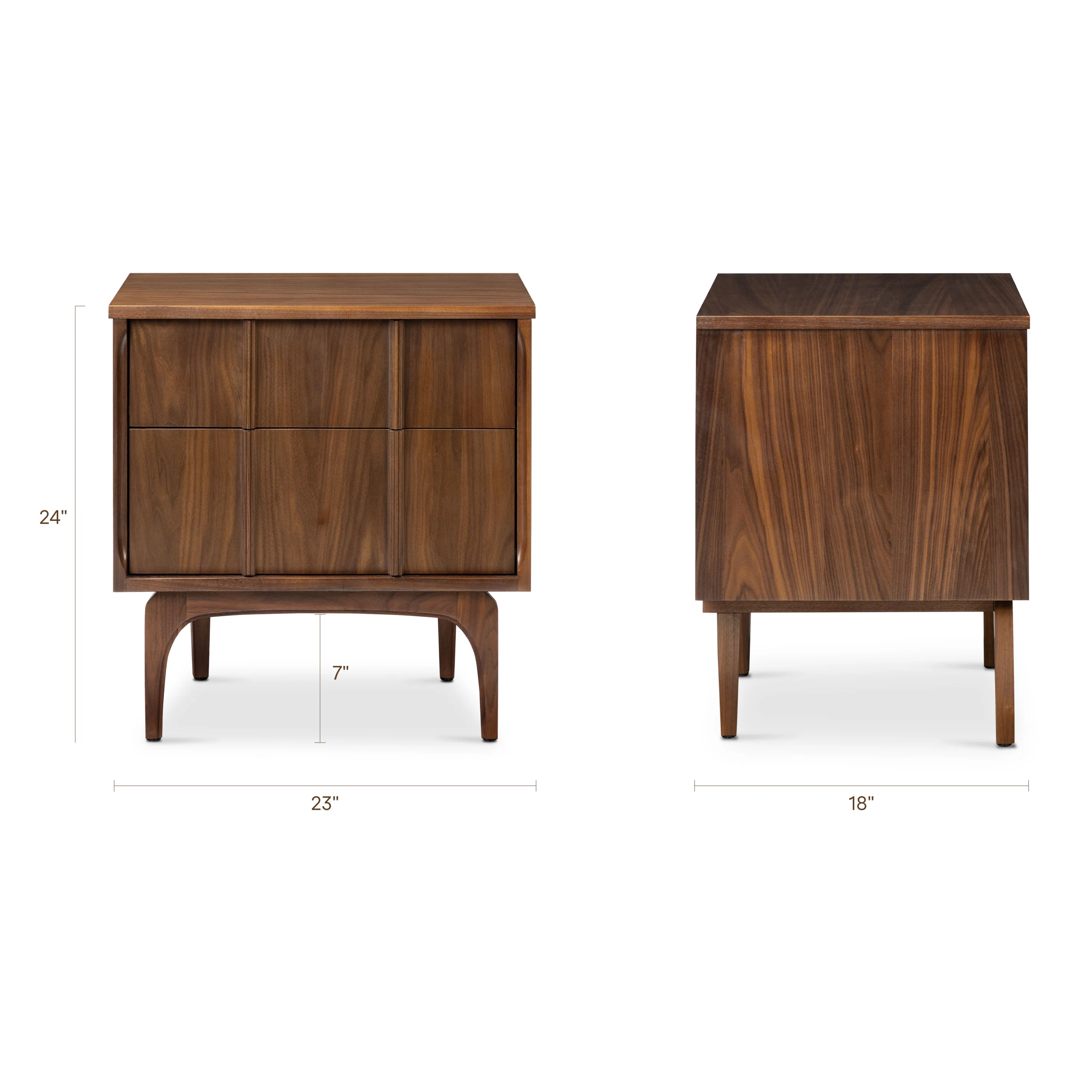 Flynn Nightstand | Walnut - Image 17