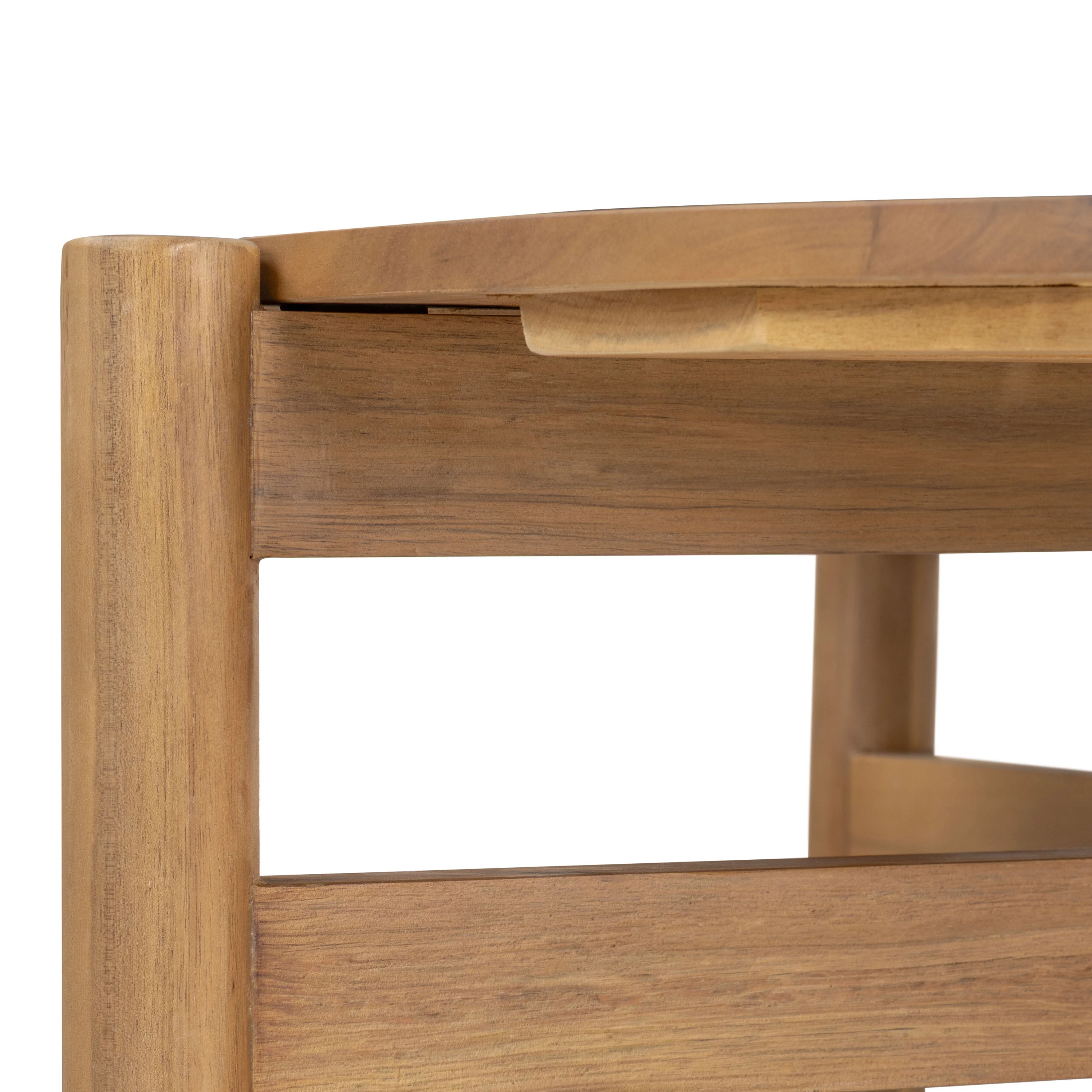 Gomera Outdoor Coffee Table | Light Teak - Image 10