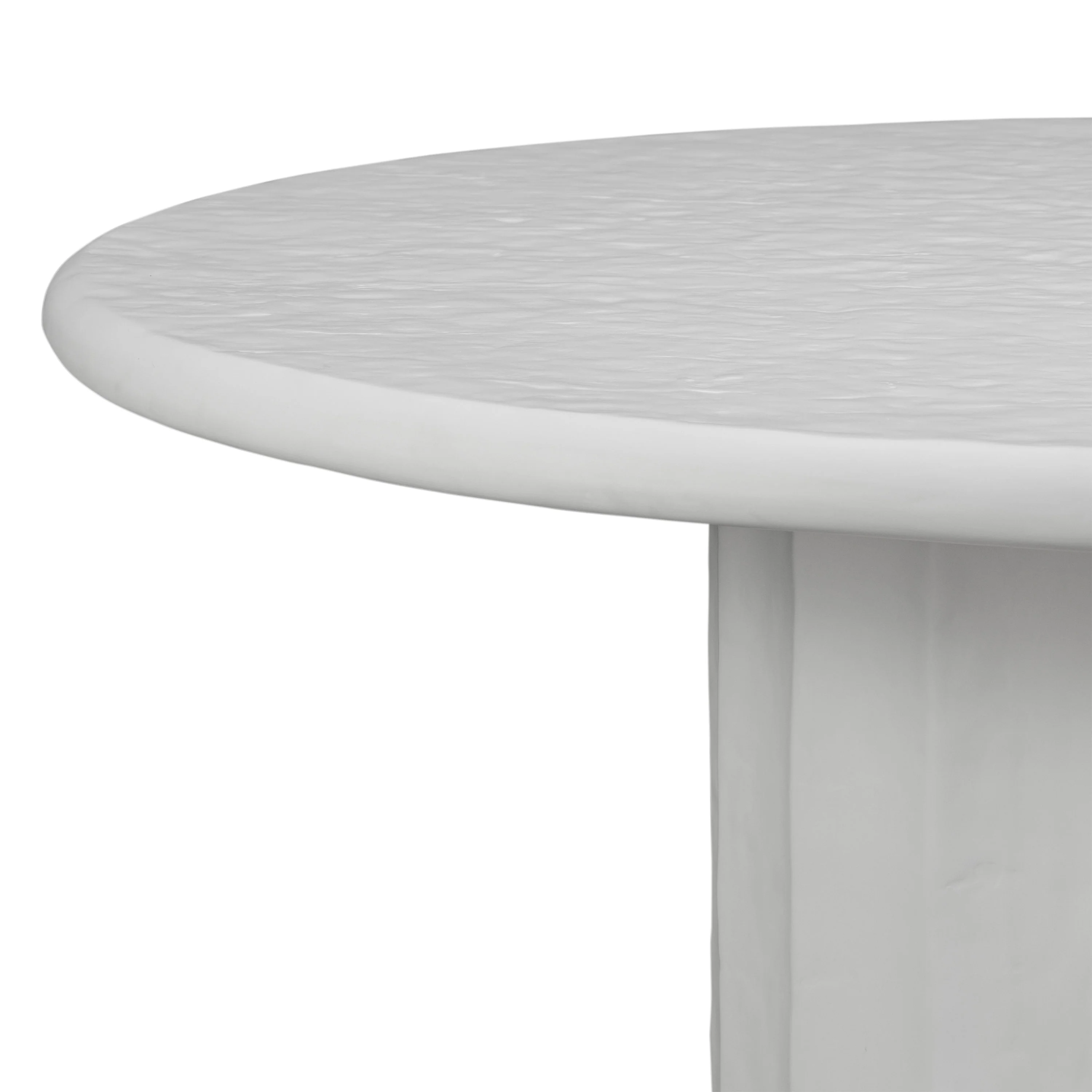 Kavala Indoor / Outdoor Dining Table (46") | Ivory Concrete - Image 9
