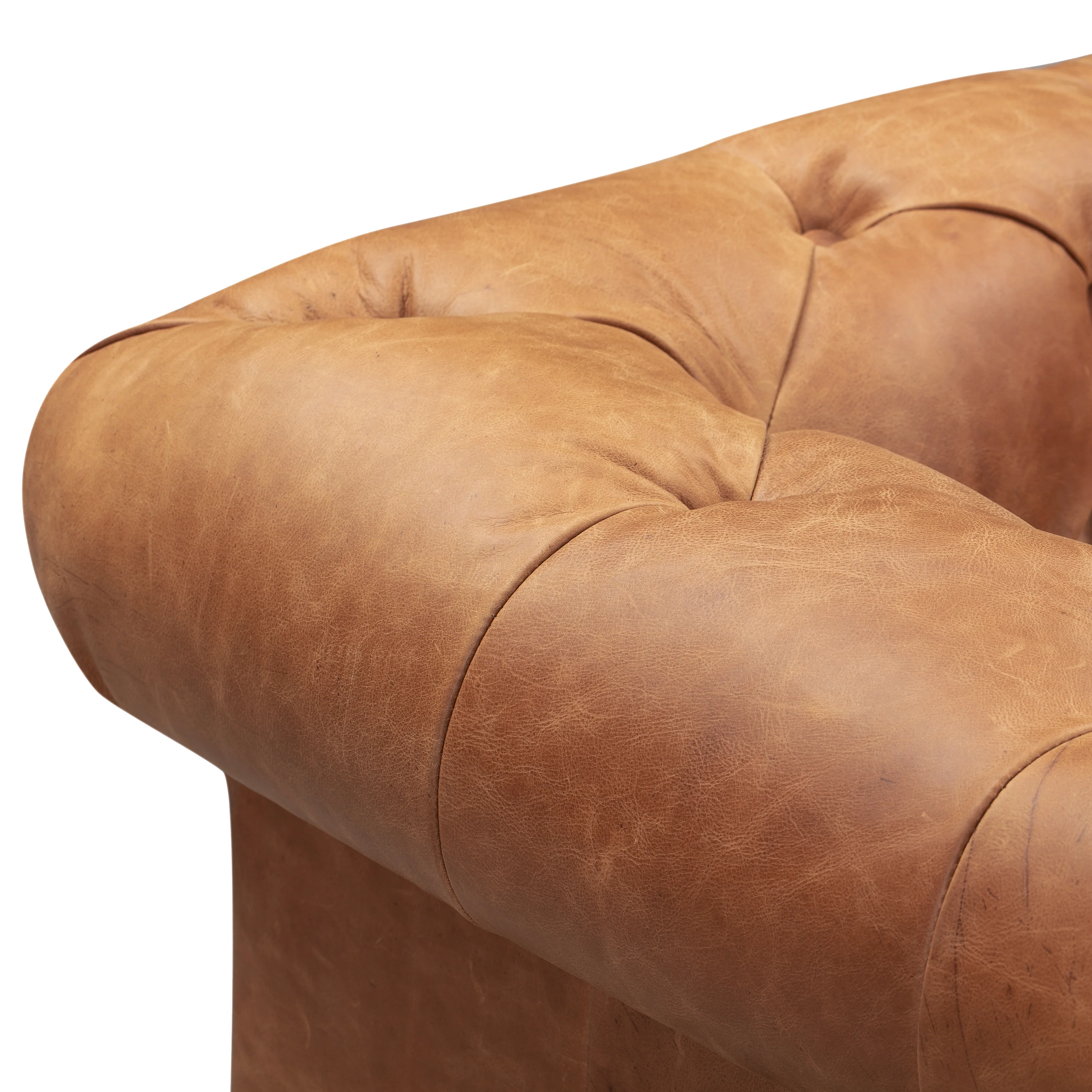 Lyon Leather Lounge Chair | Cognac Tan | Set of 2 - Image 13