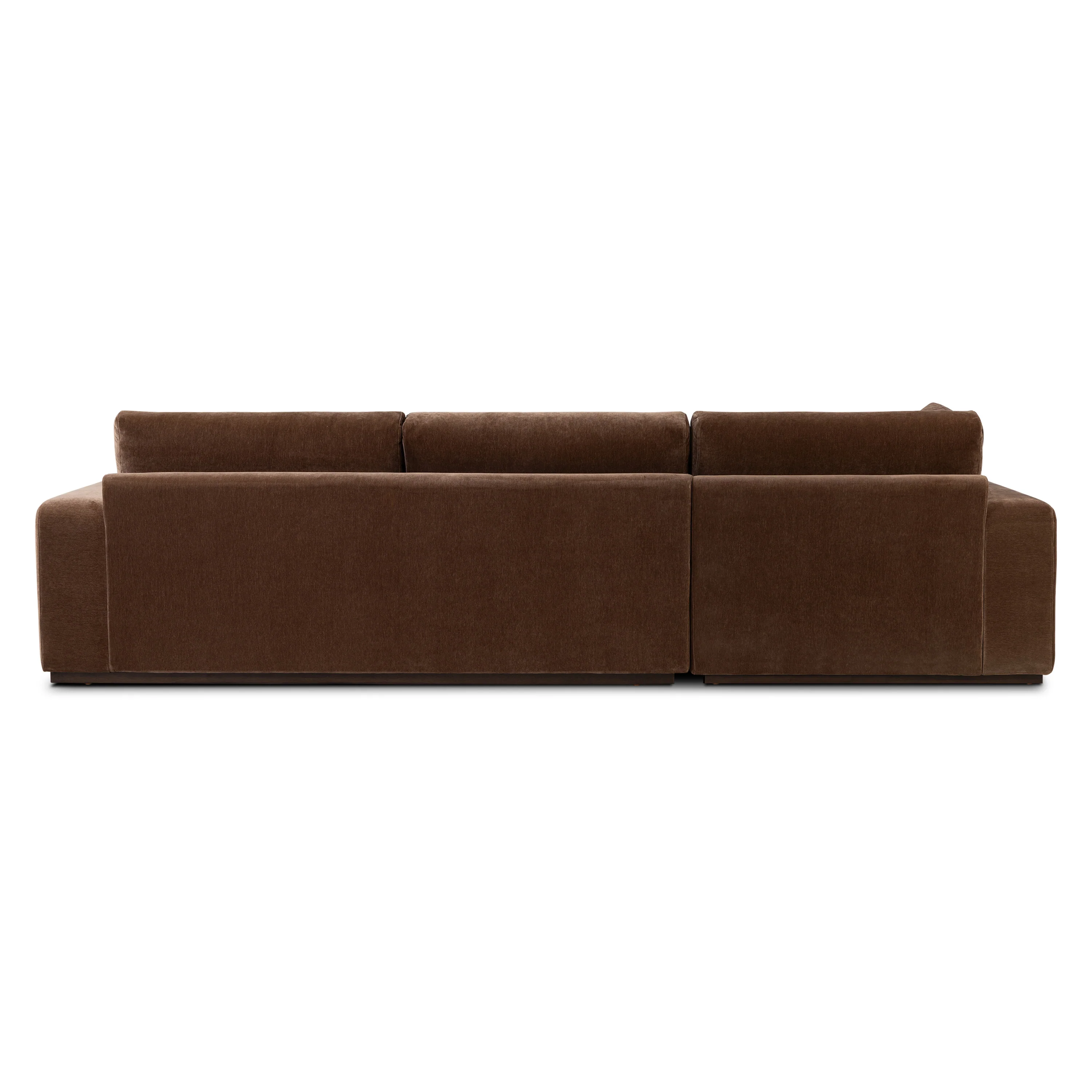 Malaga Left-Facing Sectional Sofa | Bronzer Brown - Image 7