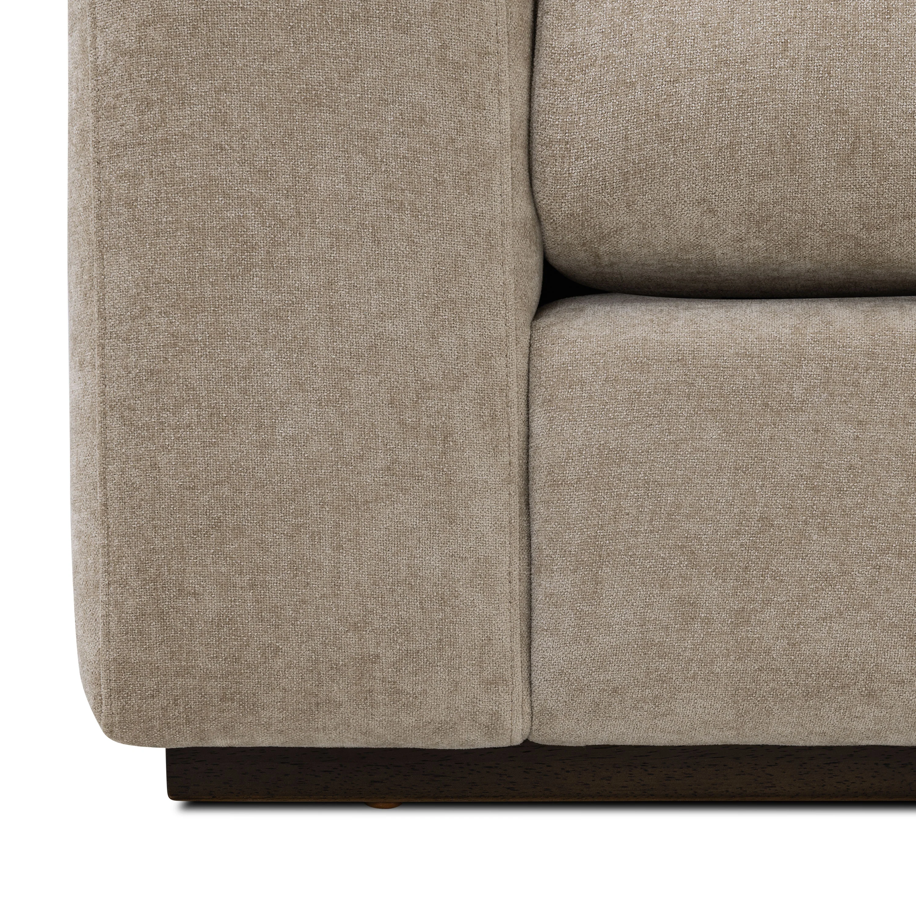 Malaga Right-Facing Sectional Sofa | Drift Brown - Image 17