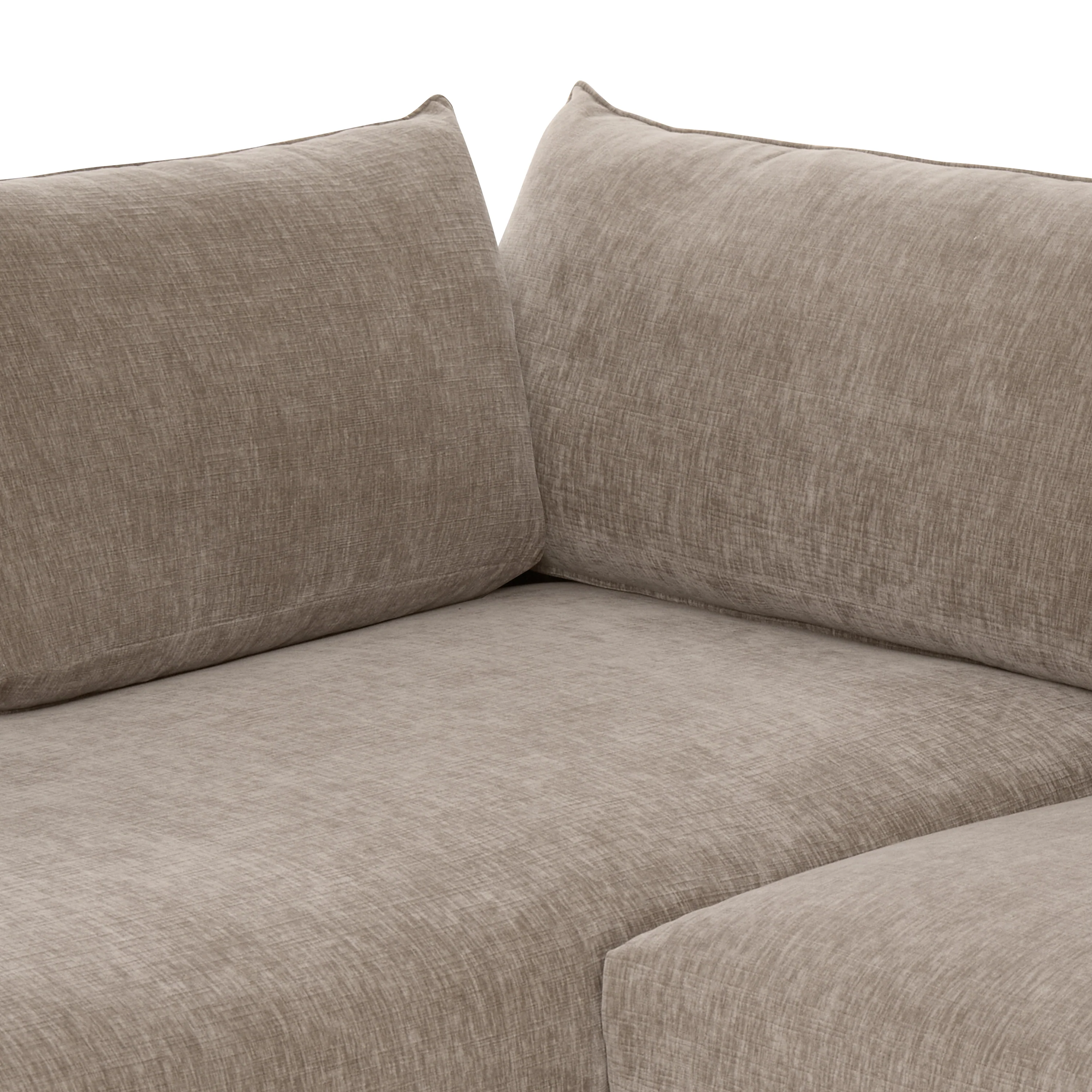 Marcel Left-Facing Corner Sectional | Taupe Brown - Image 14