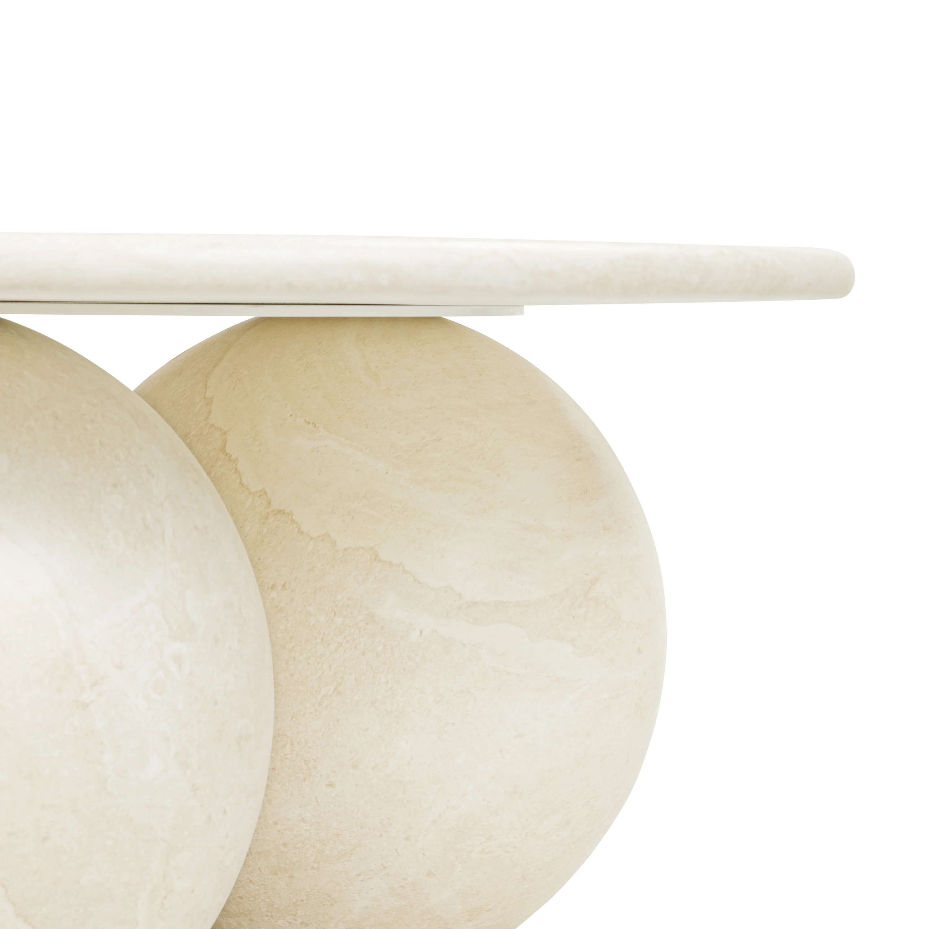 Marmo Coffee Table | Sandstone White - Image 7