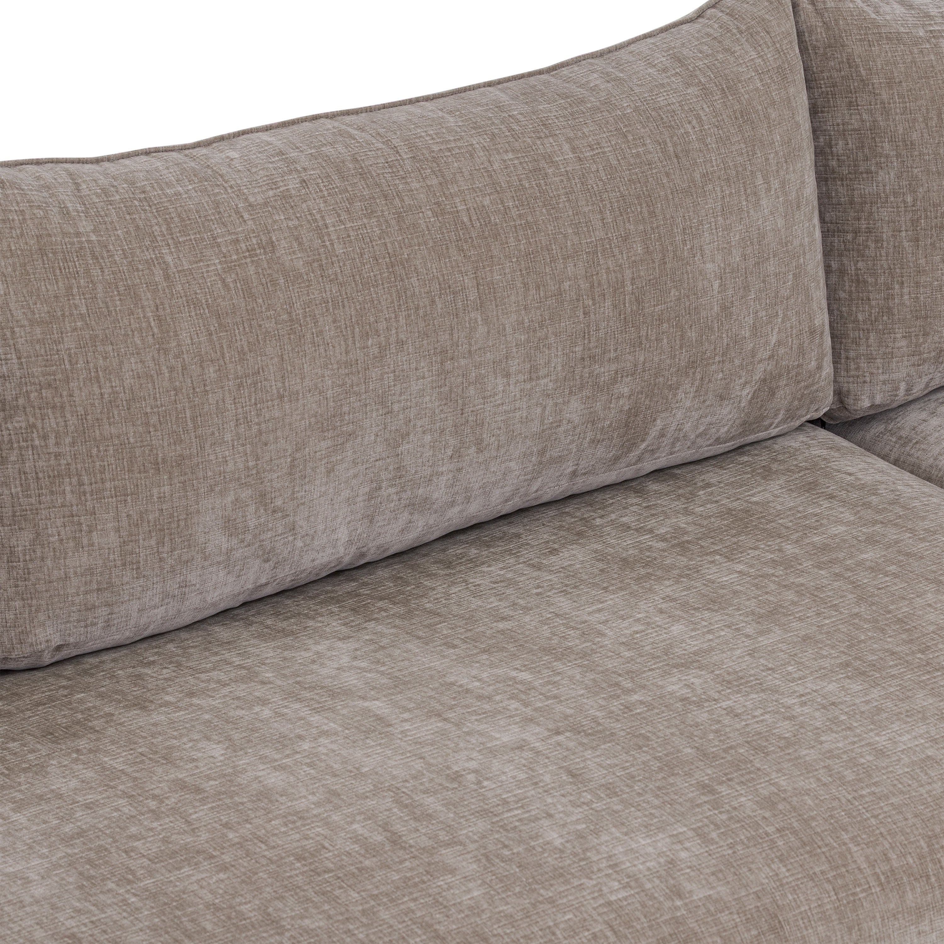 Milo Right-Facing Sleeper Sectional | Taupe Brown - Image 13
