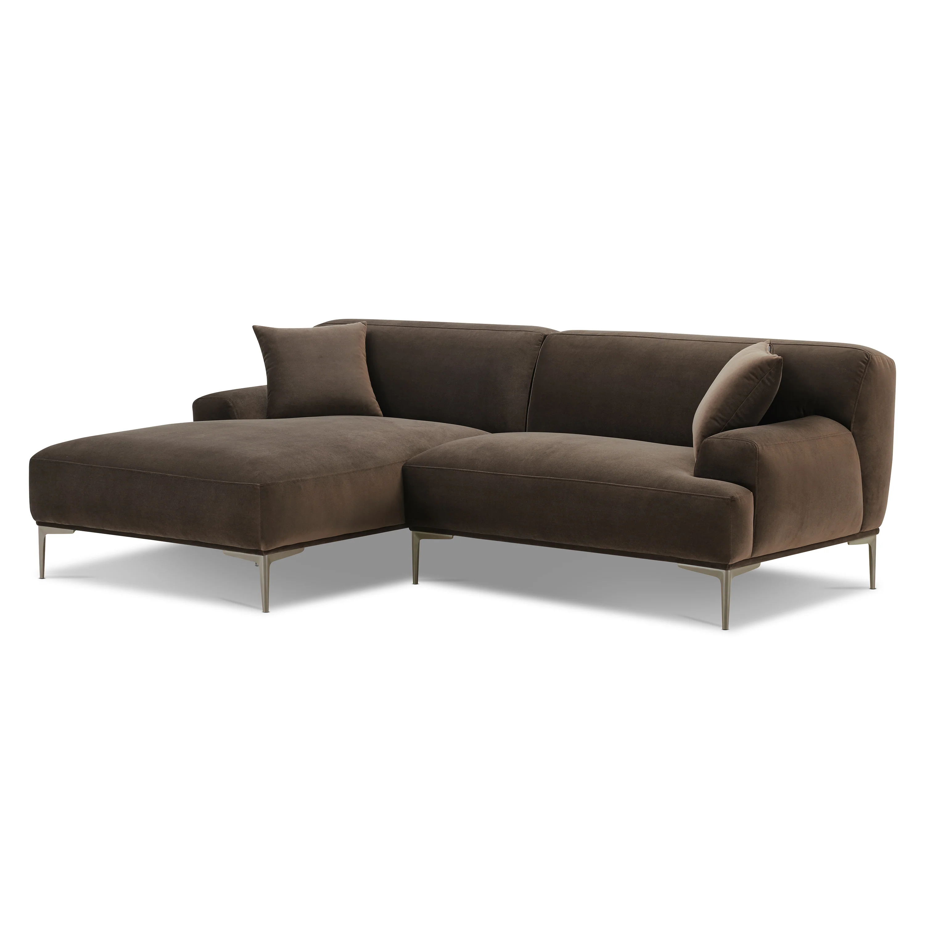 Mineta Left-Facing Sectional | Shadow Brown - Image 3