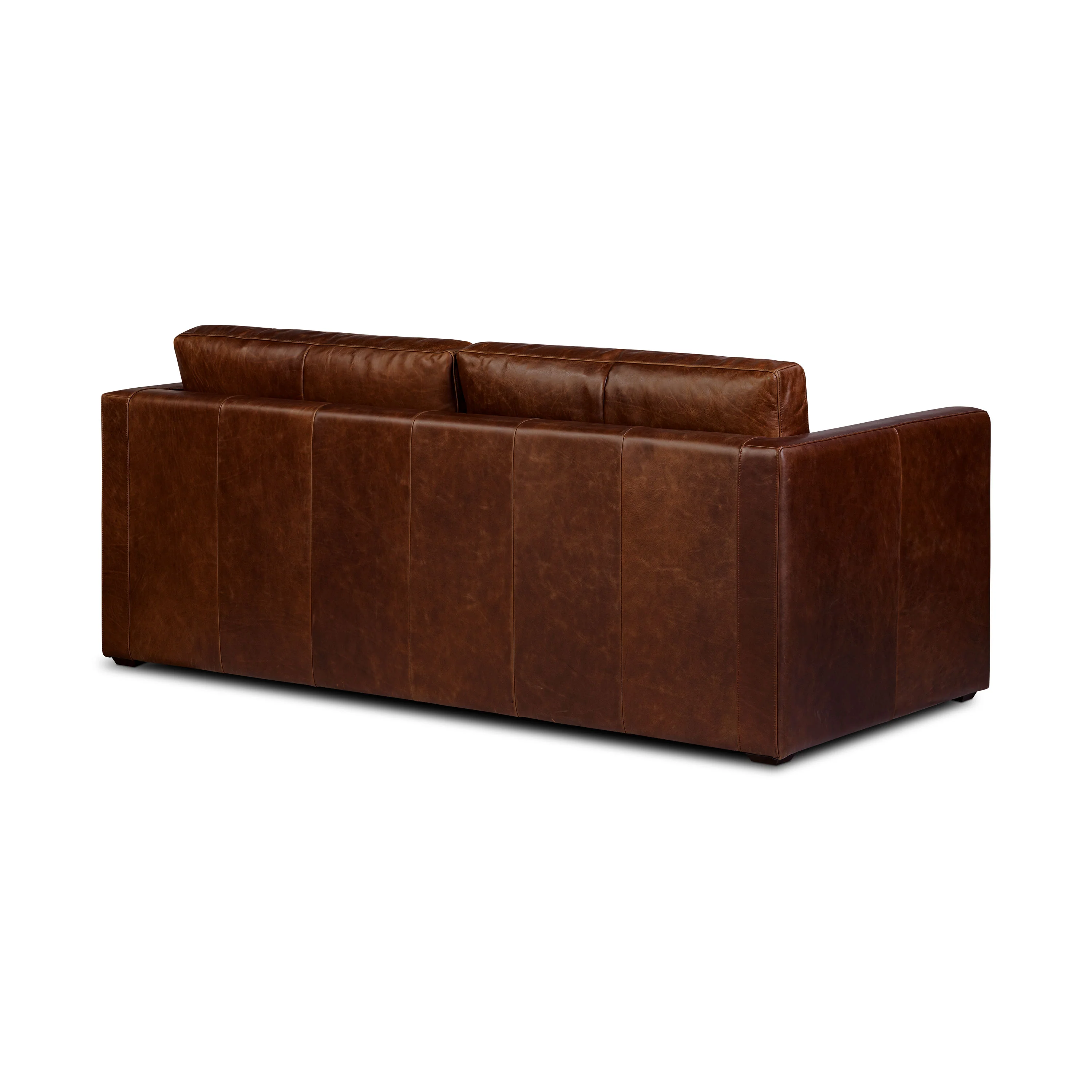Napa 82" Leather Pull-Out Convertible Sleeper Sofa | Oscuro Brown - Image 10