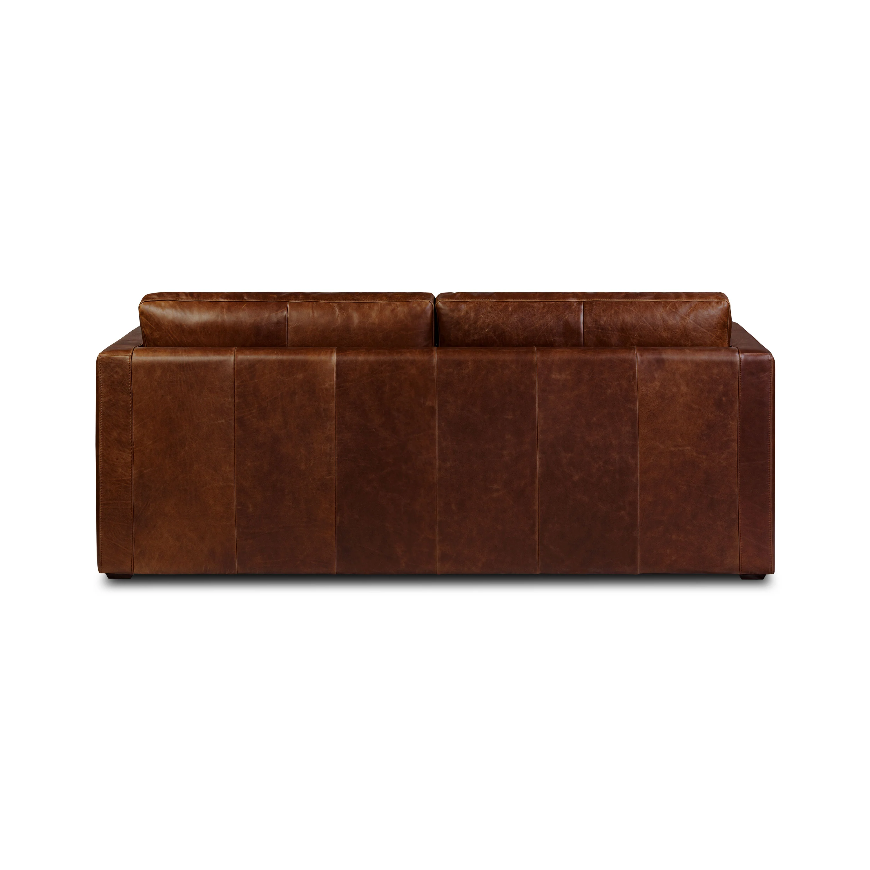 Napa 82" Leather Pull-Out Convertible Sleeper Sofa | Oscuro Brown - Image 11