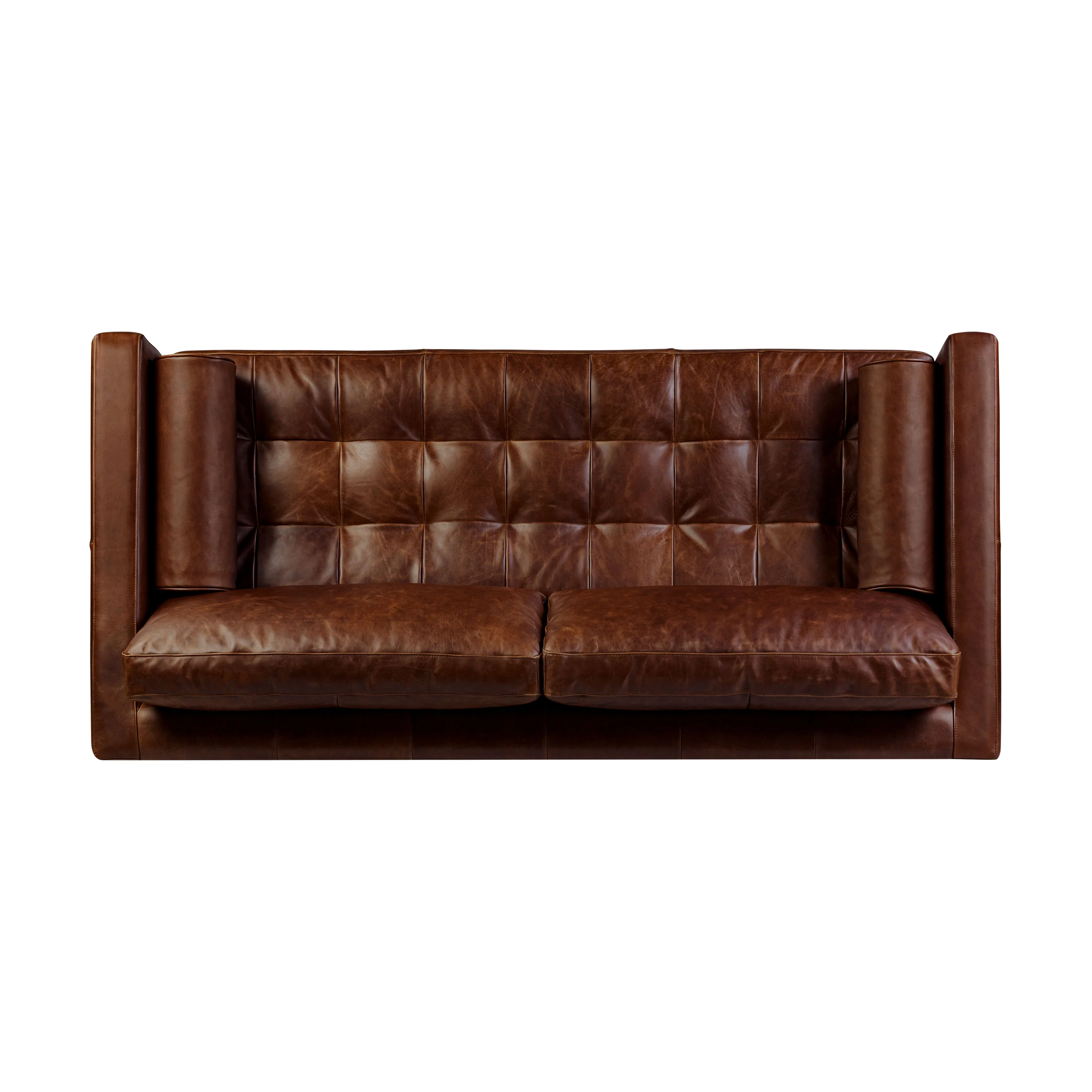 Napa 82" Leather Pull-Out Convertible Sleeper Sofa | Oscuro Brown - Image 12