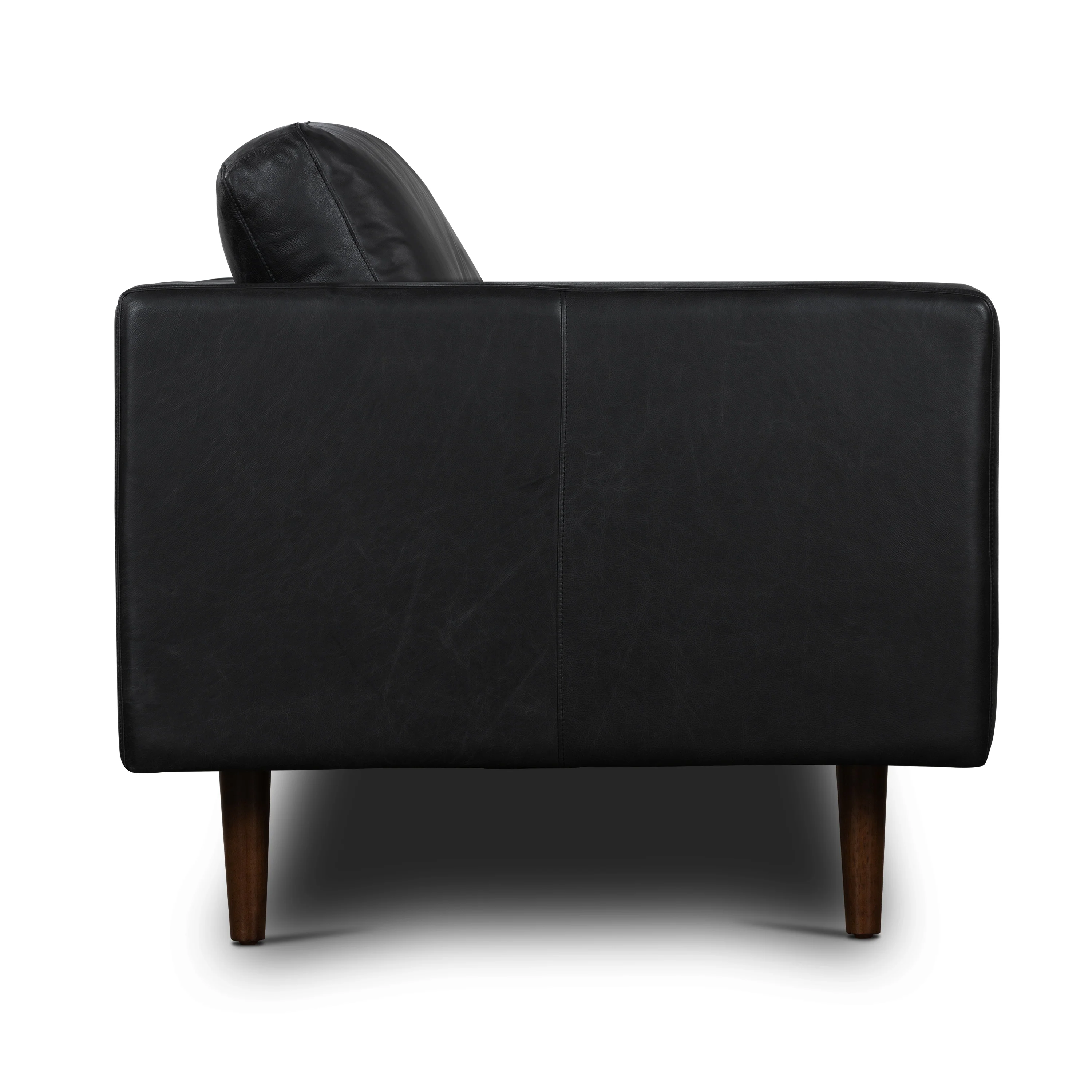 Napa 88.5” Leather Sofa | Onyx Black - Image 9