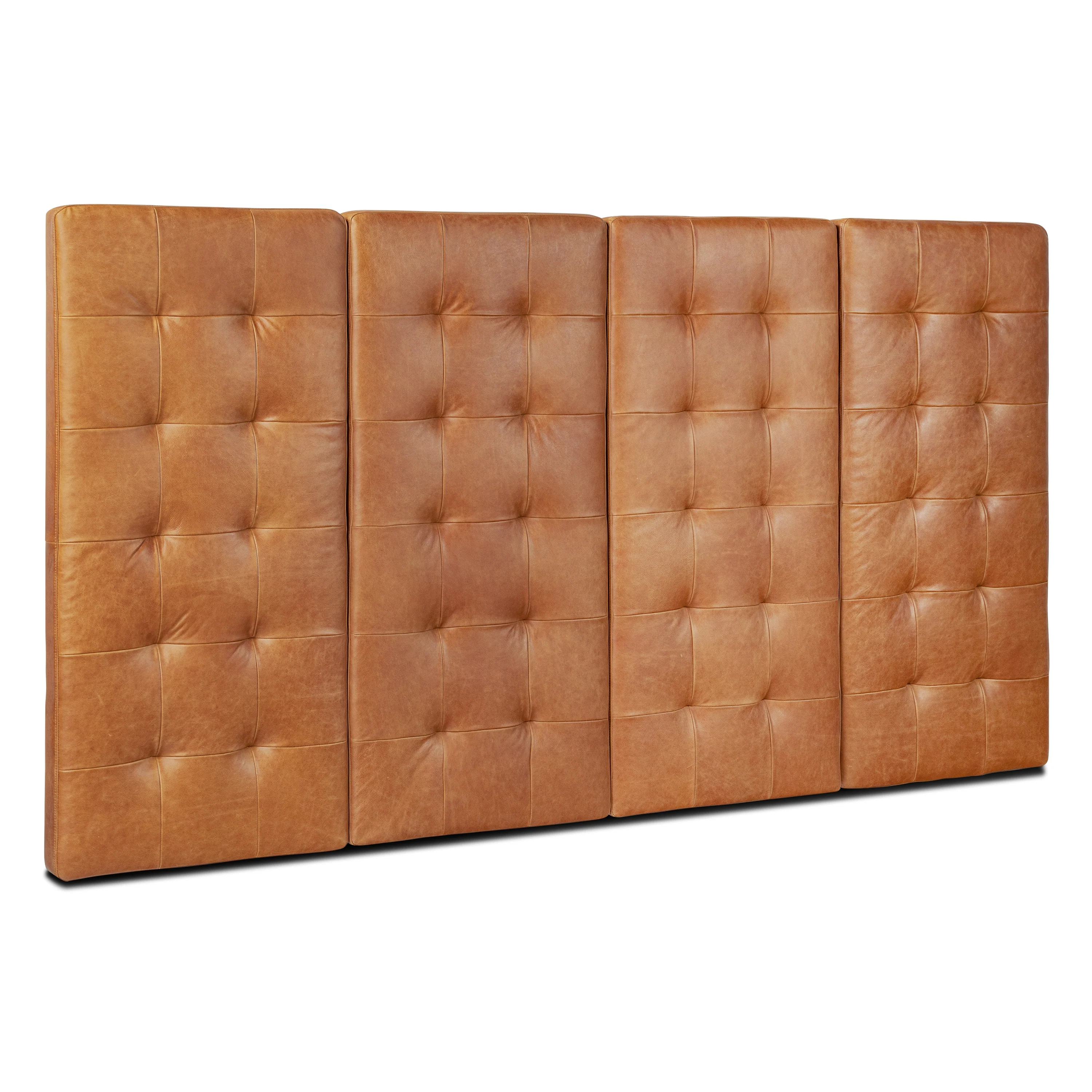 Napa Leather Bed Headboard | Saddle Tan | King - Image 2