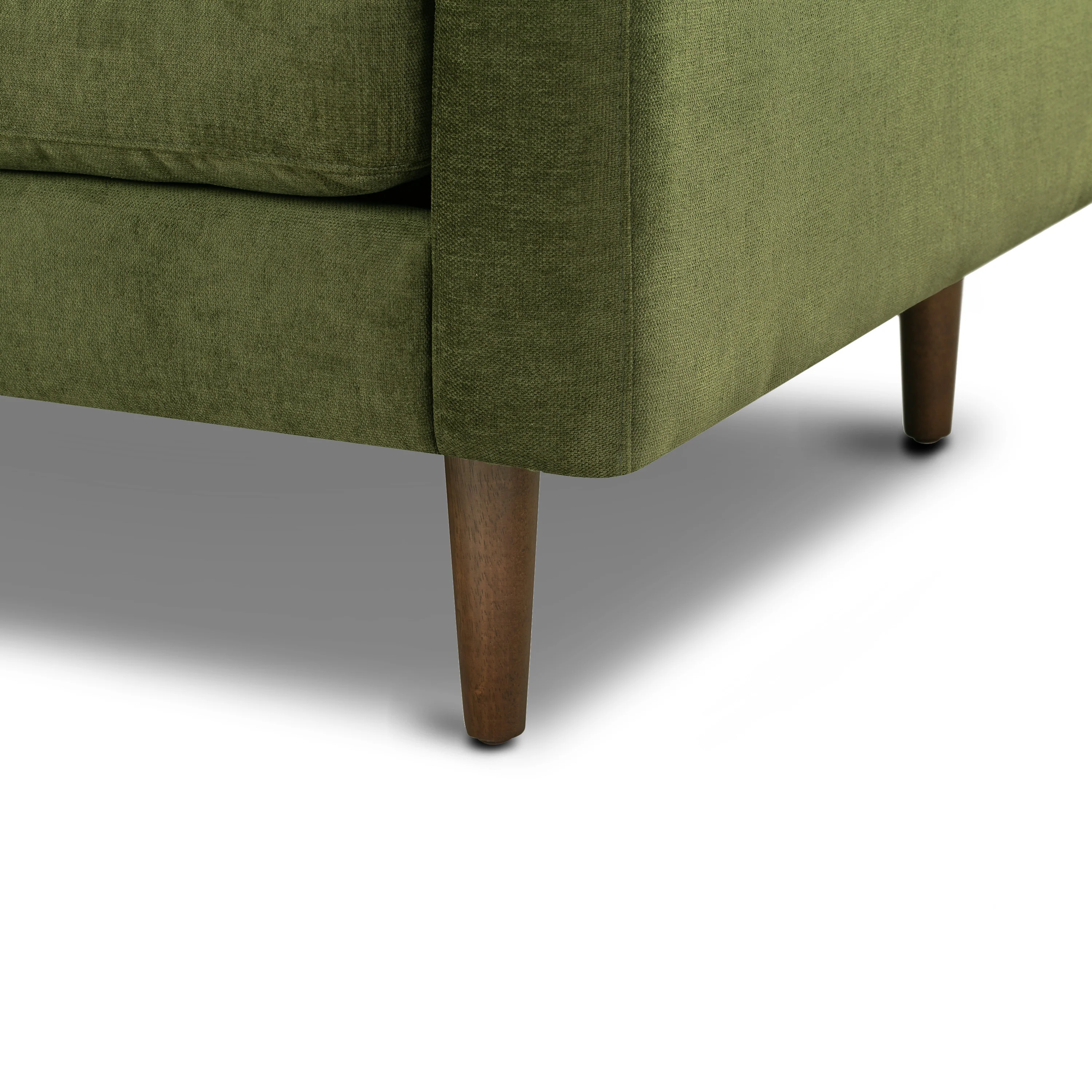 Napa Velvet Lounge Chair | Distressed Green | Set of 2 - Image 10