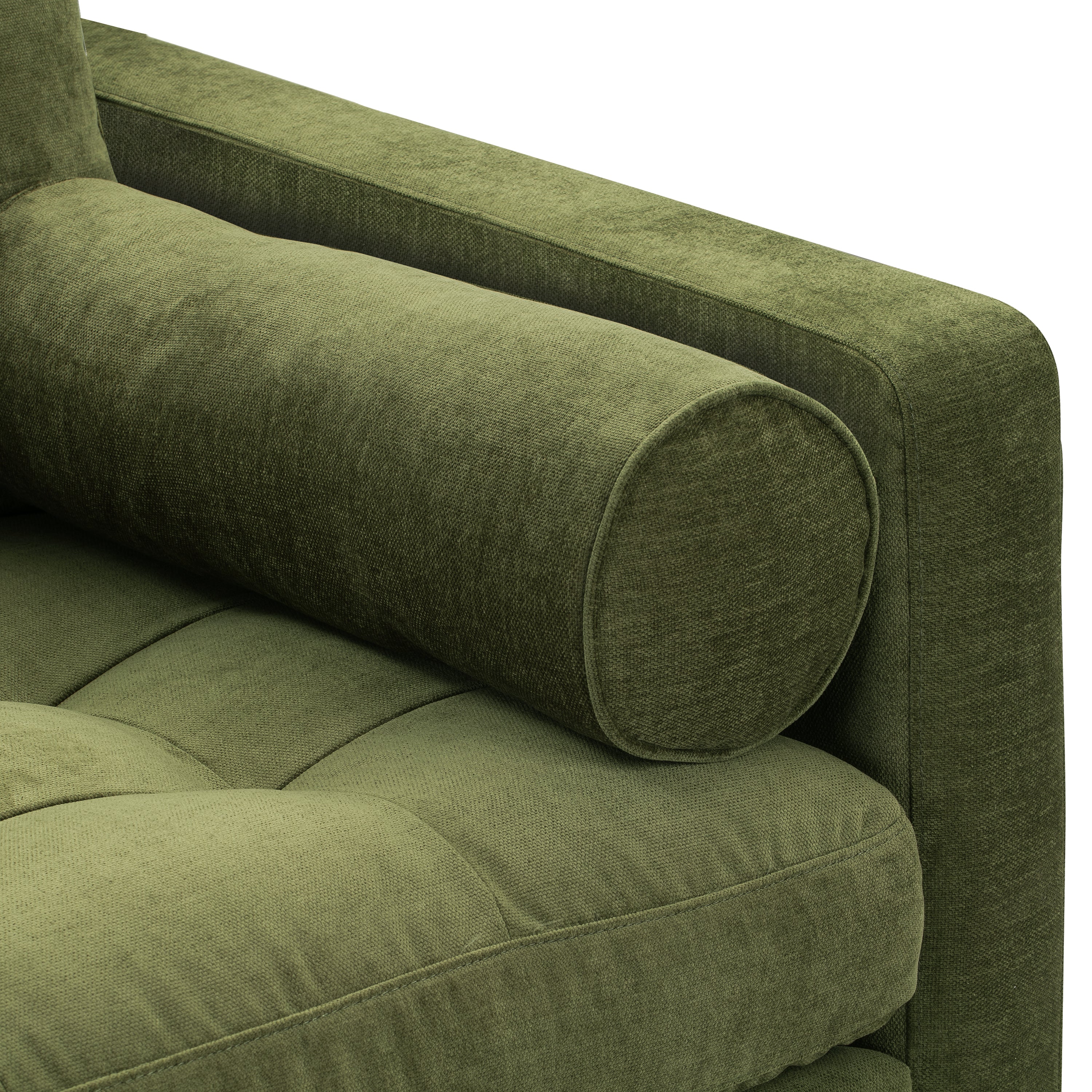 Napa Velvet Lounge Chair | Distressed Green | Set of 2 - Image 11