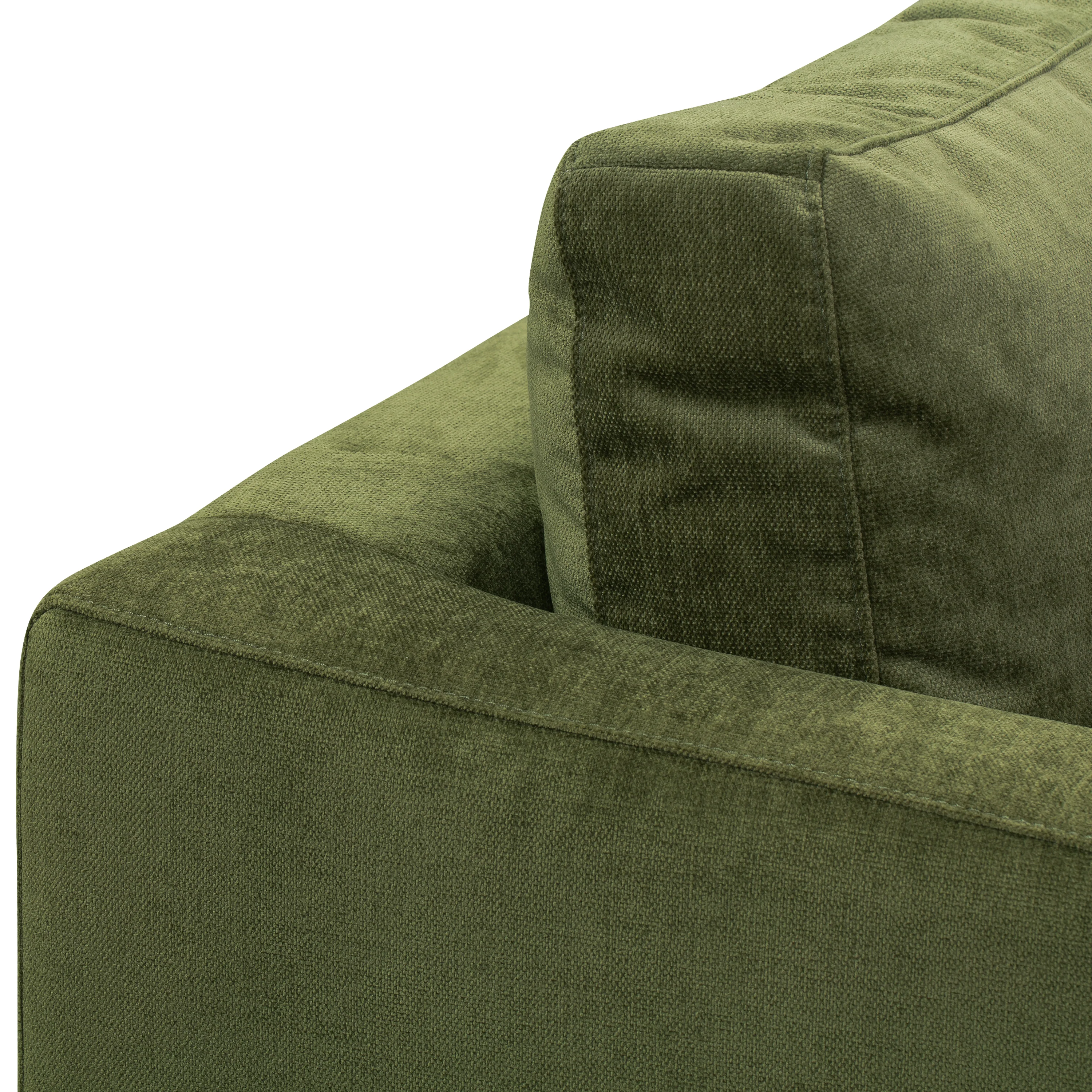 Napa Velvet Lounge Chair | Distressed Green | Set of 2 - Image 12