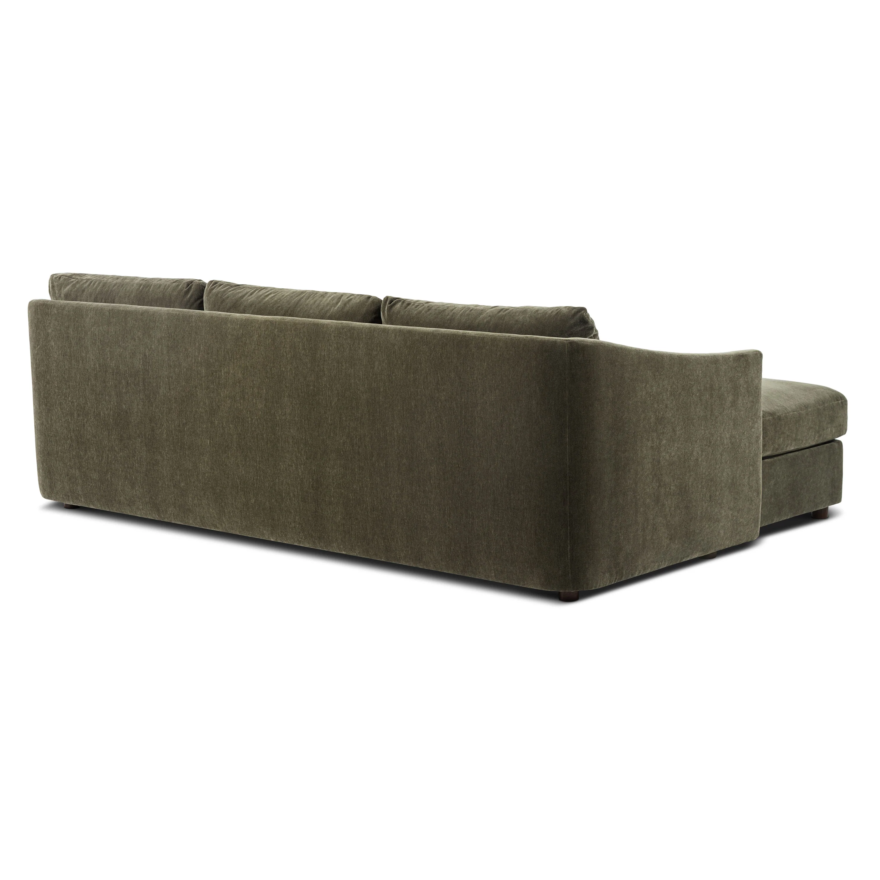Nervan Reversible Chaise Sectional (105.5") | Lume Green - Image 13
