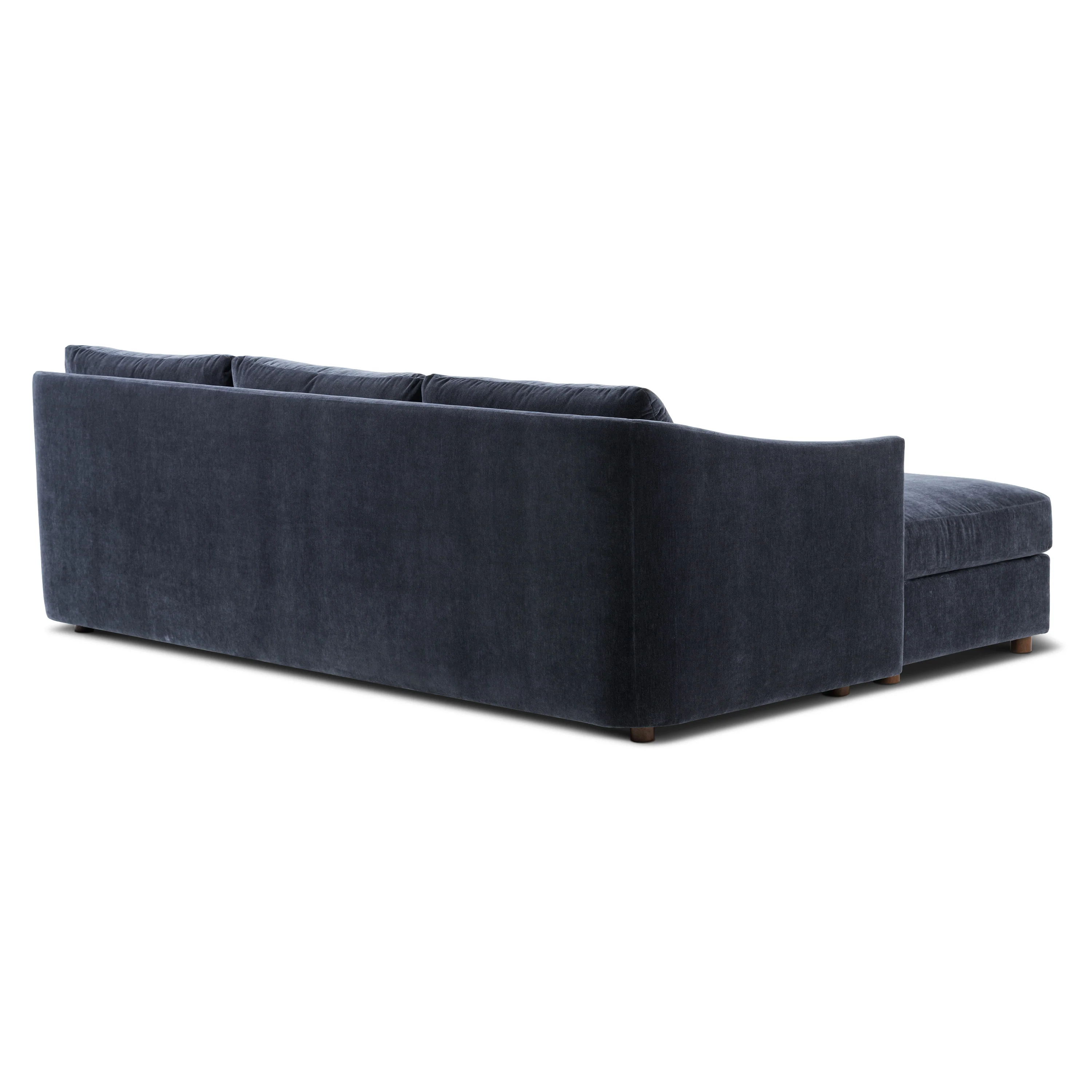 Nervan Reversible Chaise Sectional (105.5") - Mystic Blue - Image 13
