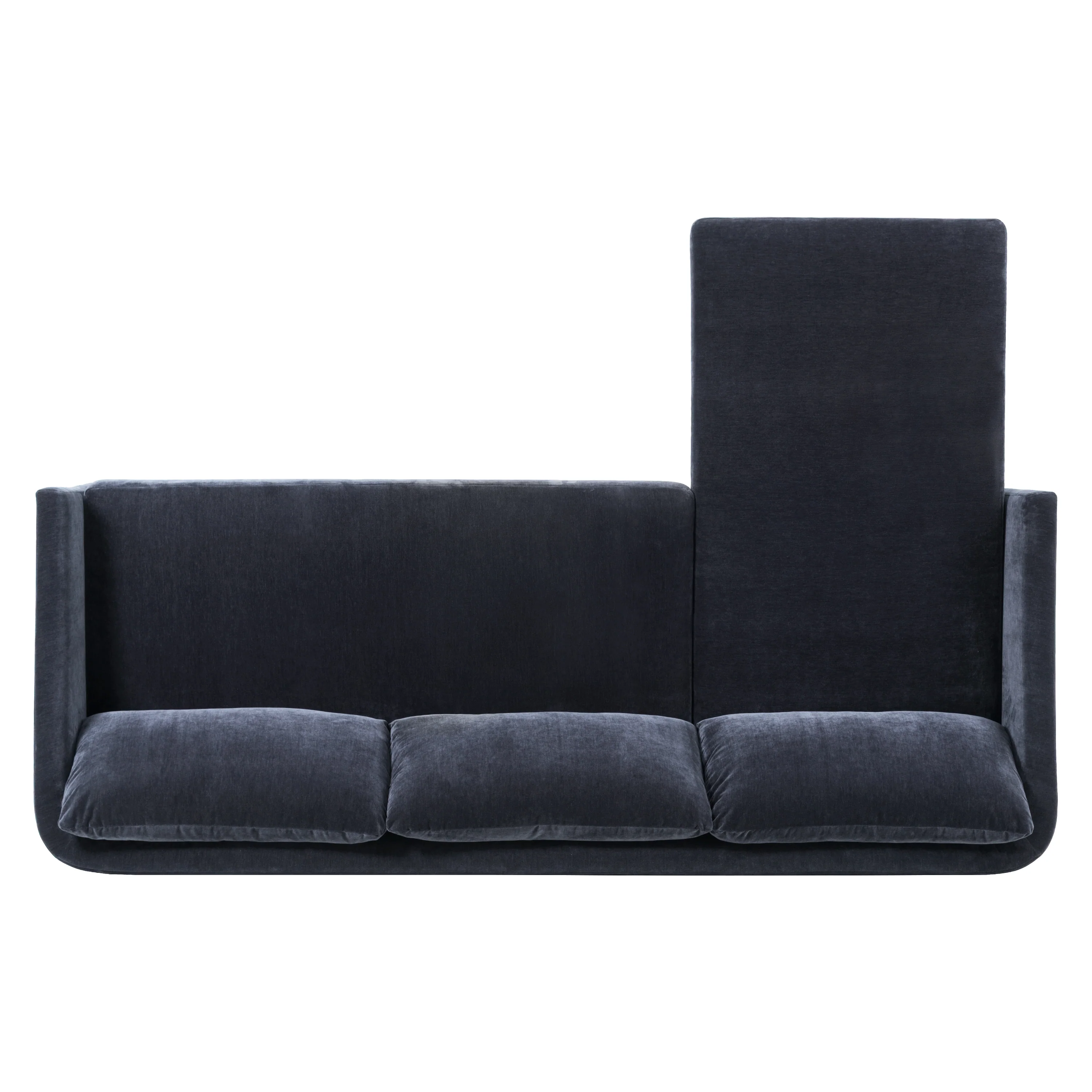 Nervan Reversible Chaise Sectional (105.5") - Mystic Blue - Image 15