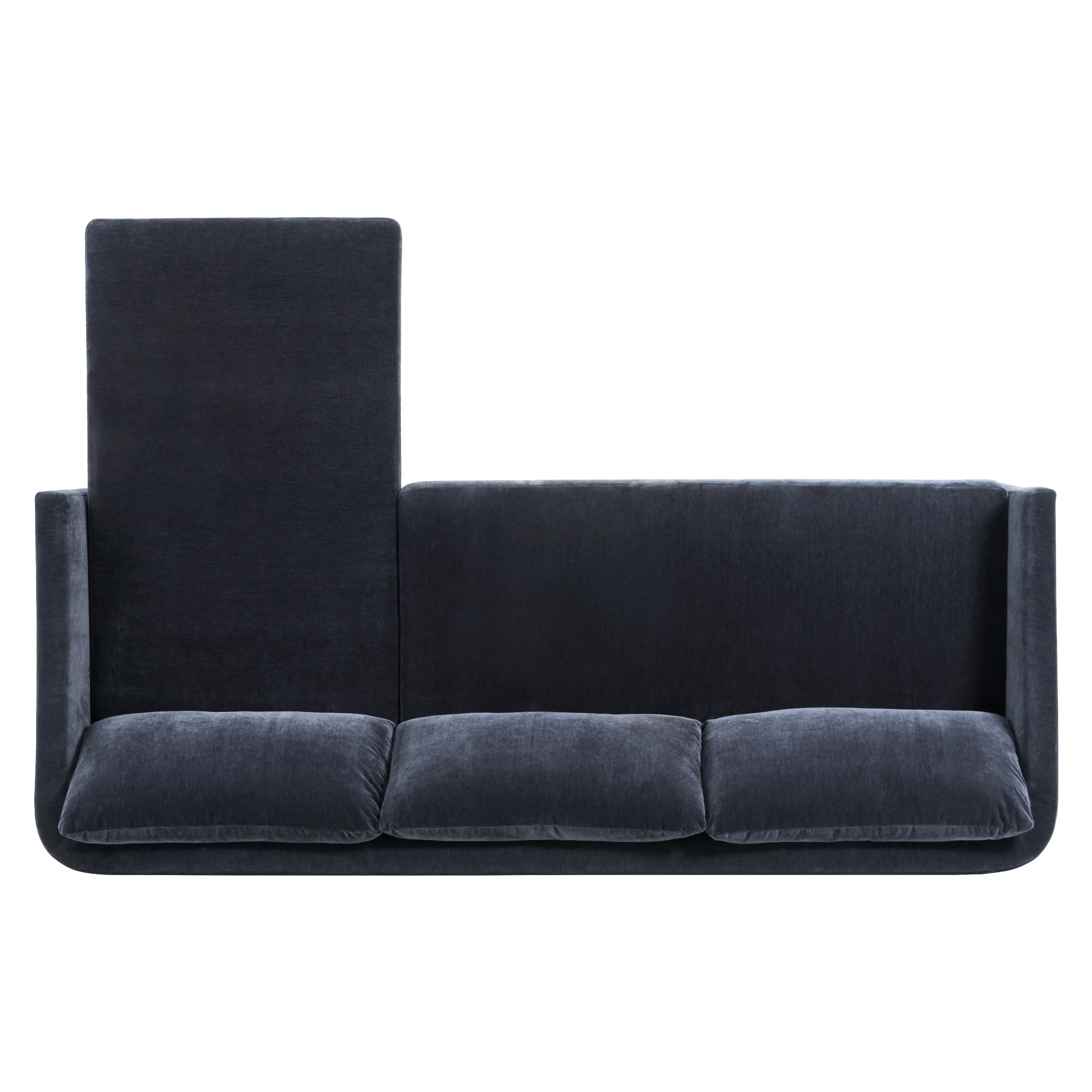 Nervan Reversible Chaise Sectional (105.5") - Mystic Blue - Image 16