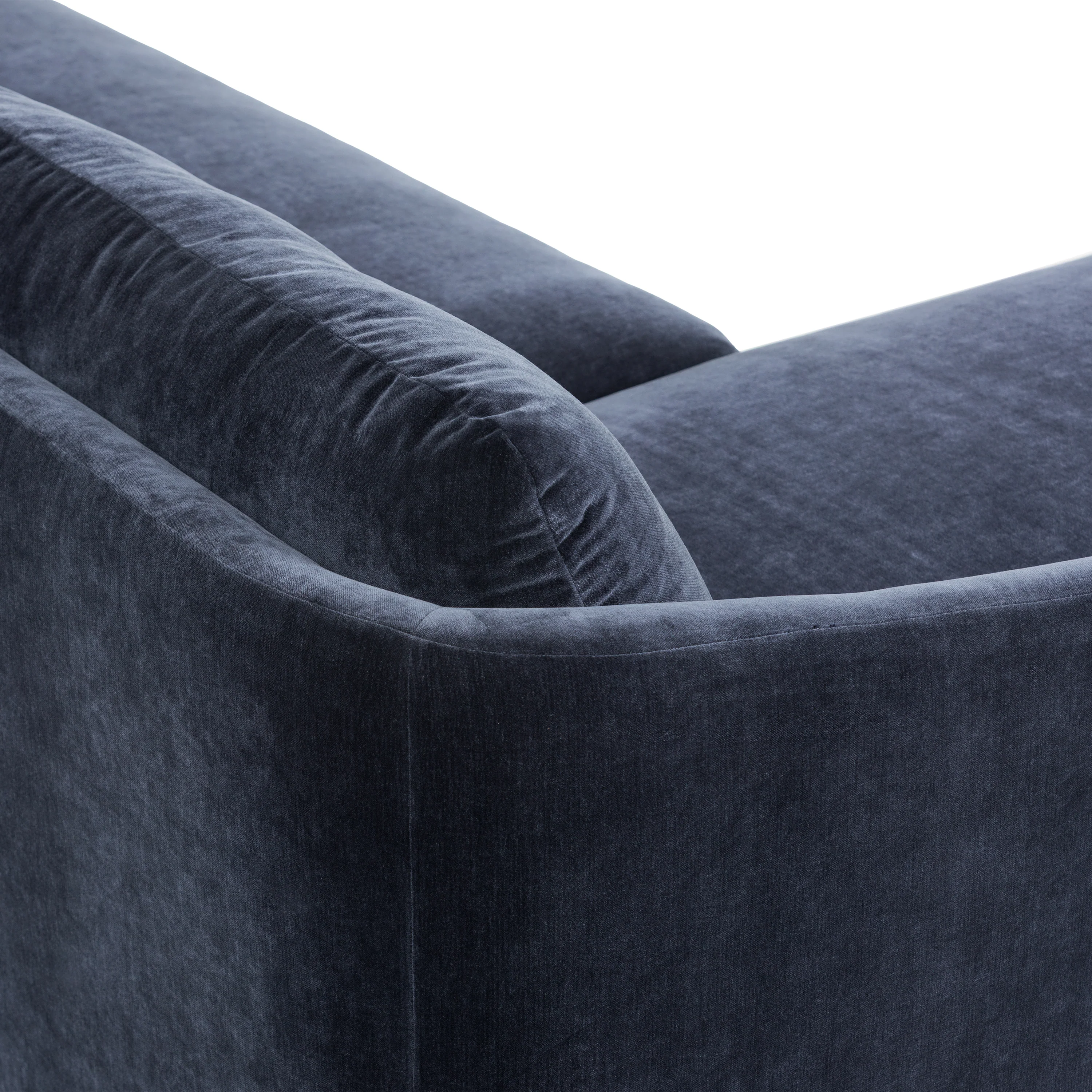 Nervan Reversible Chaise Sectional (105.5") - Mystic Blue - Image 21