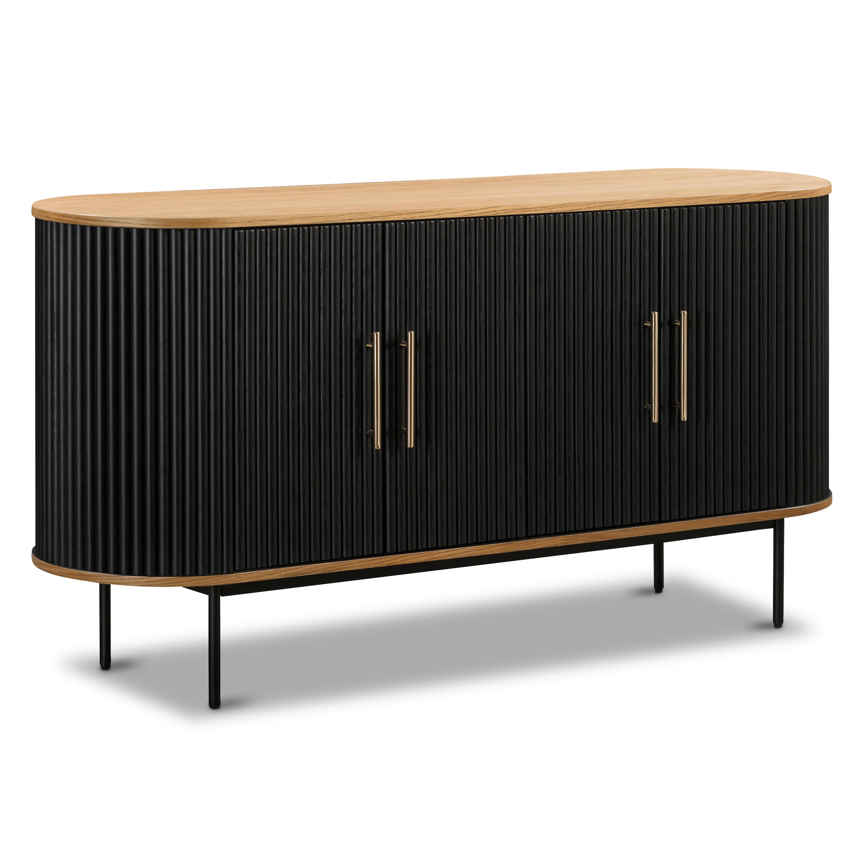Noir 65" Sideboard | Black - Image 3