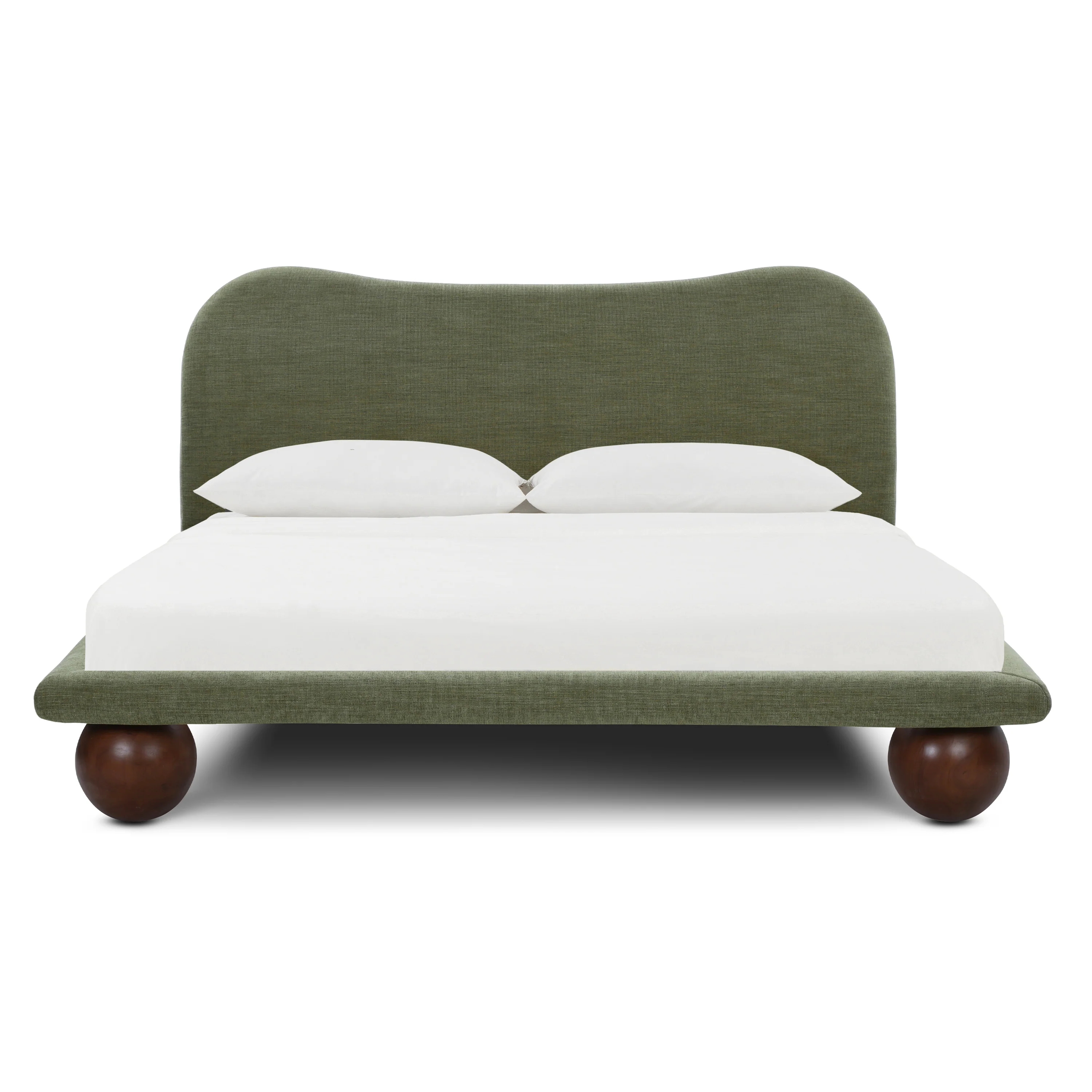 Orbit Bed - Performance Chenille | Moss Green - Image 3