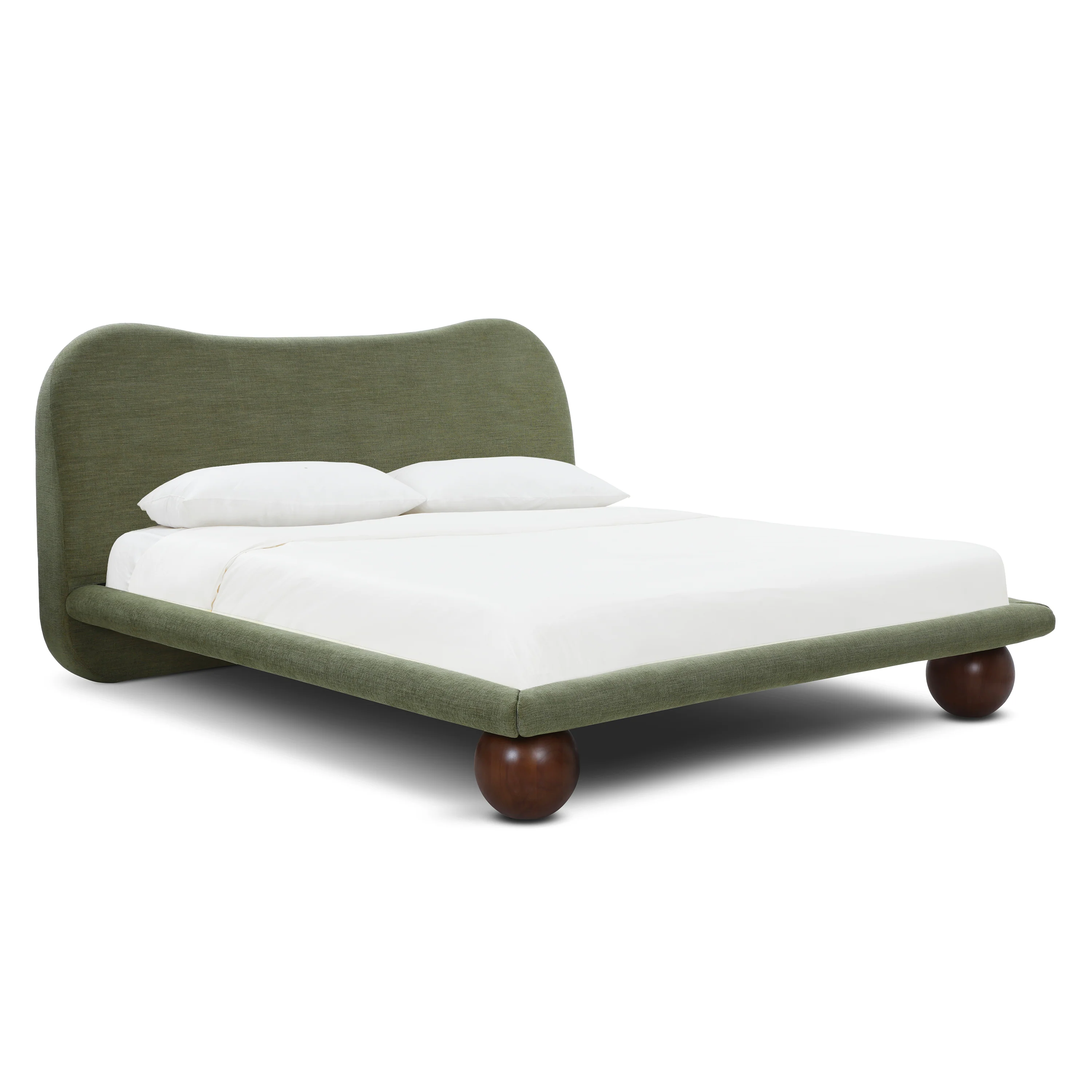 Orbit Bed - Performance Chenille | Moss Green - Image 5