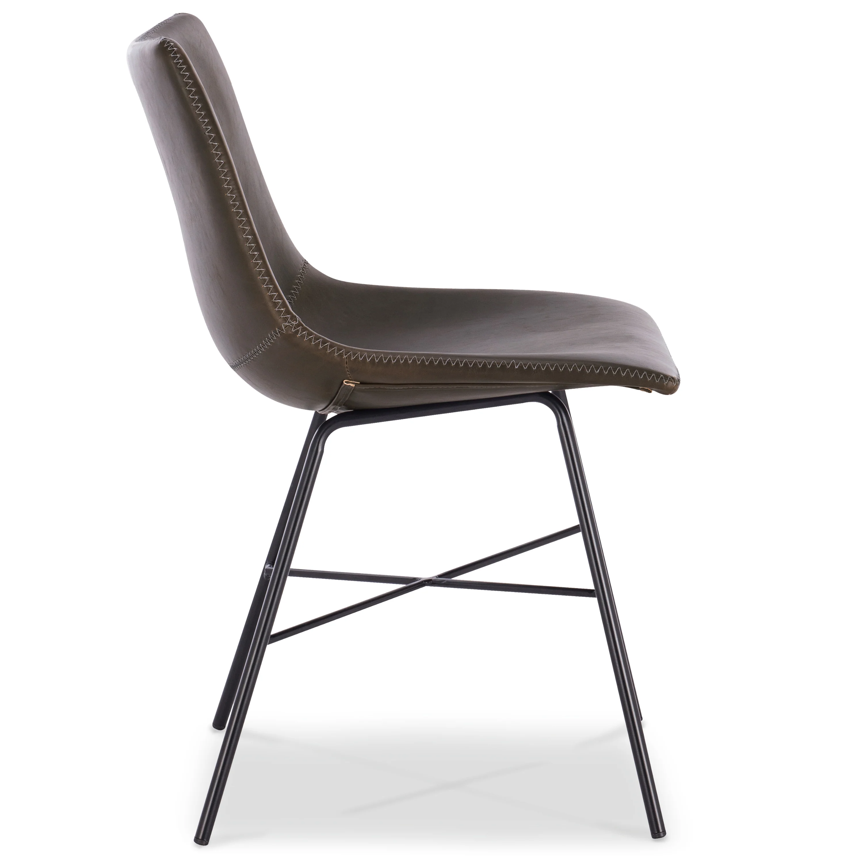 Paxton Dining Chair | Brown | Set of 2 - Image 5