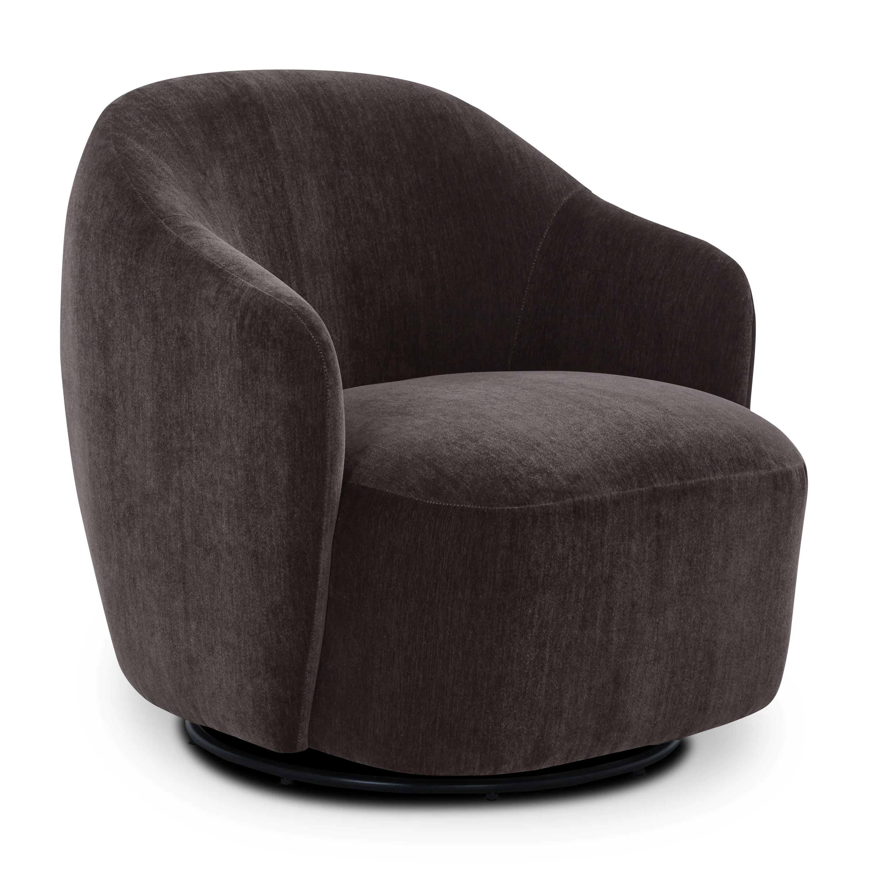 Petal Lounge Chair | Ganache Brown - Image 2