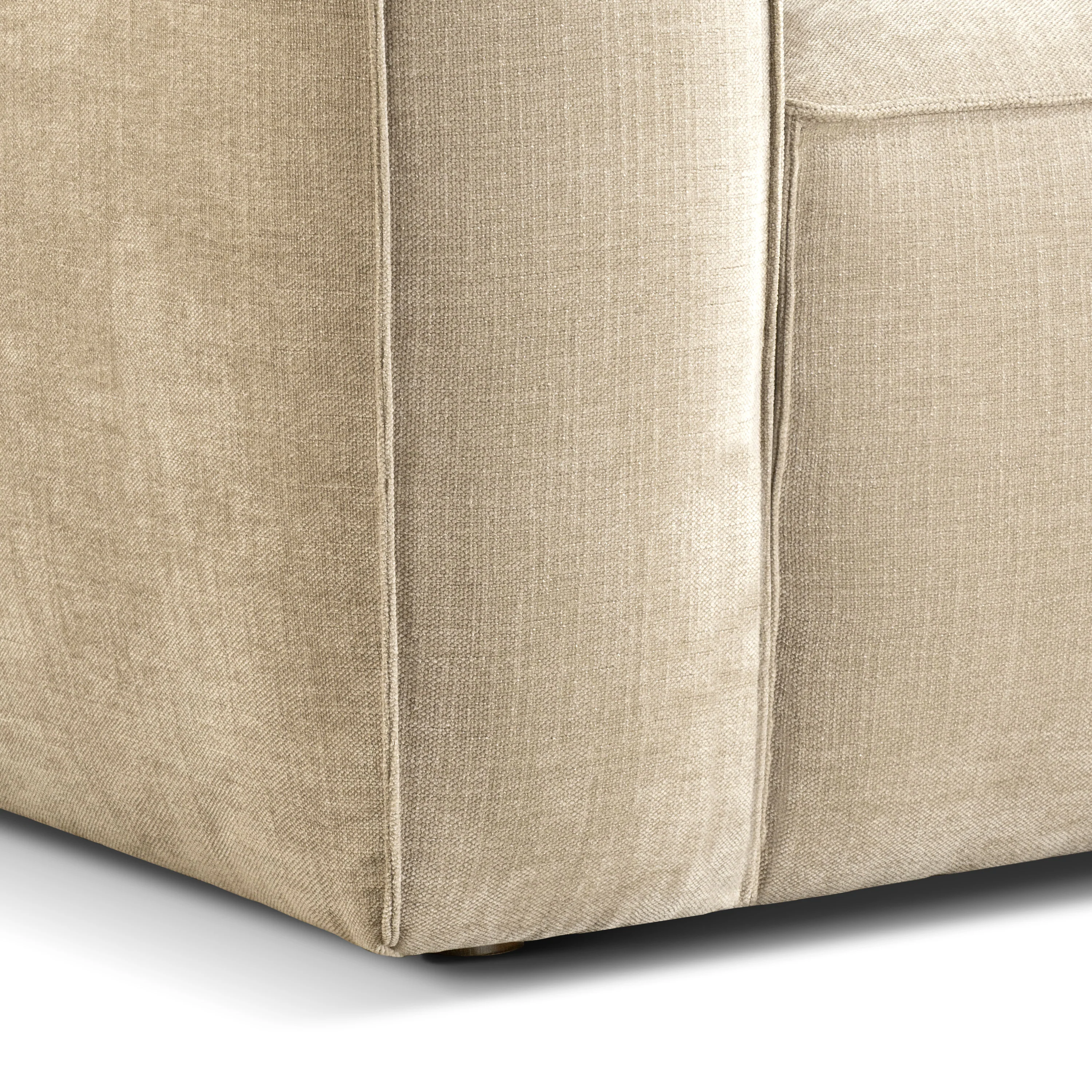 Piazza 124.5" L-Shaped Sectional | Canvas Brown - Image 17