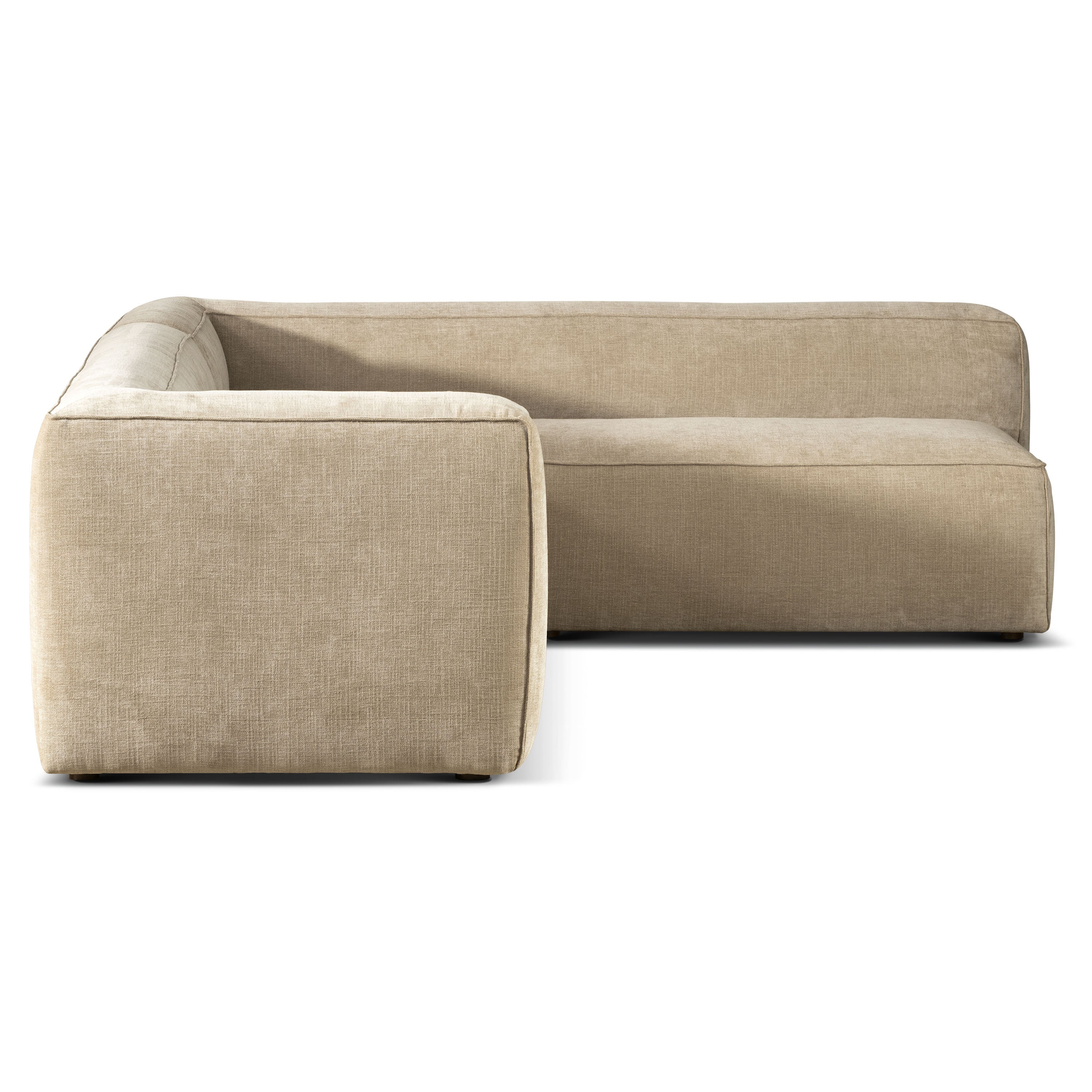 Piazza 124.5" L-Shaped Sectional | Canvas Brown - Image 5