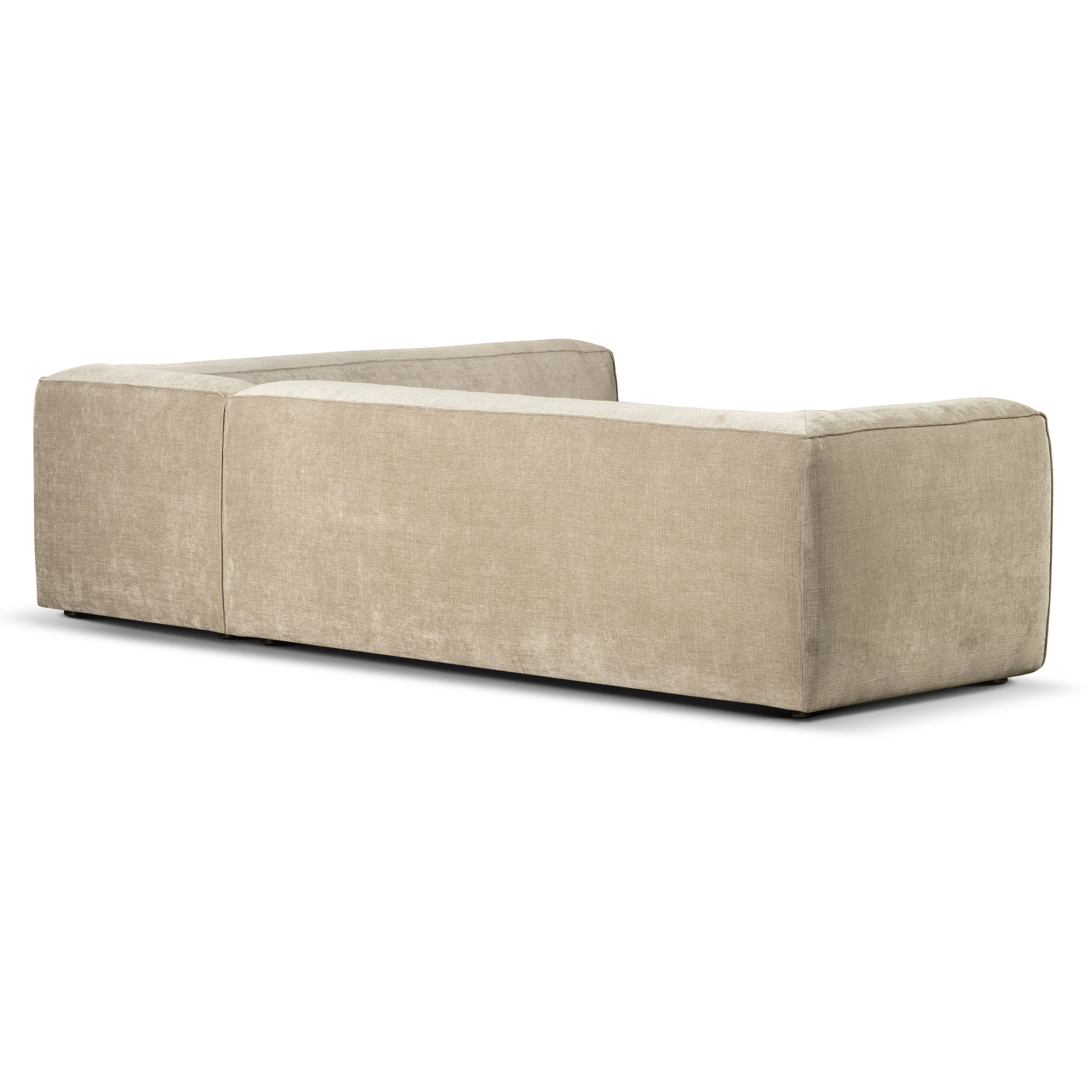 Piazza 124.5" L-Shaped Sectional | Canvas Brown - Image 6