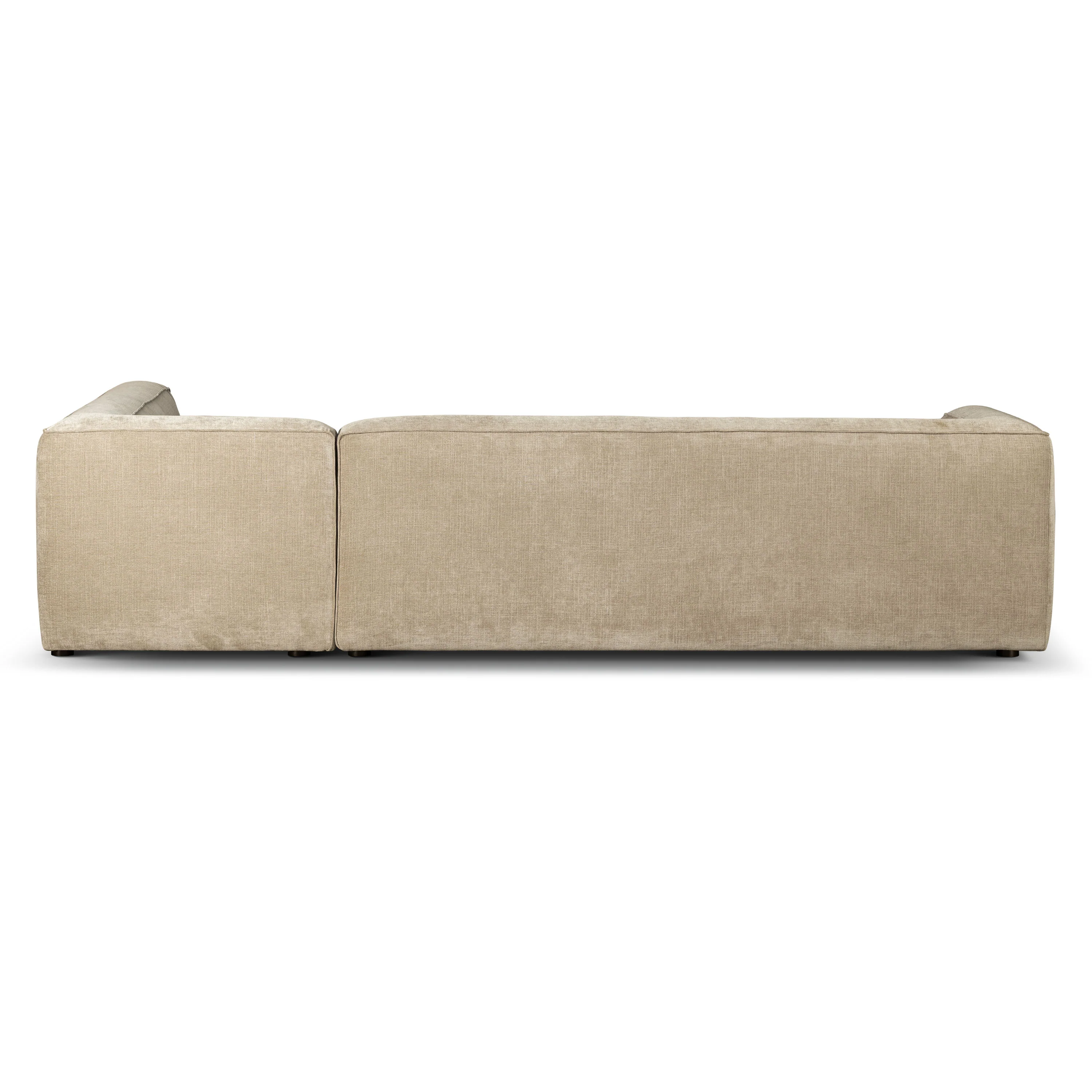 Piazza 124.5" L-Shaped Sectional | Canvas Brown - Image 7