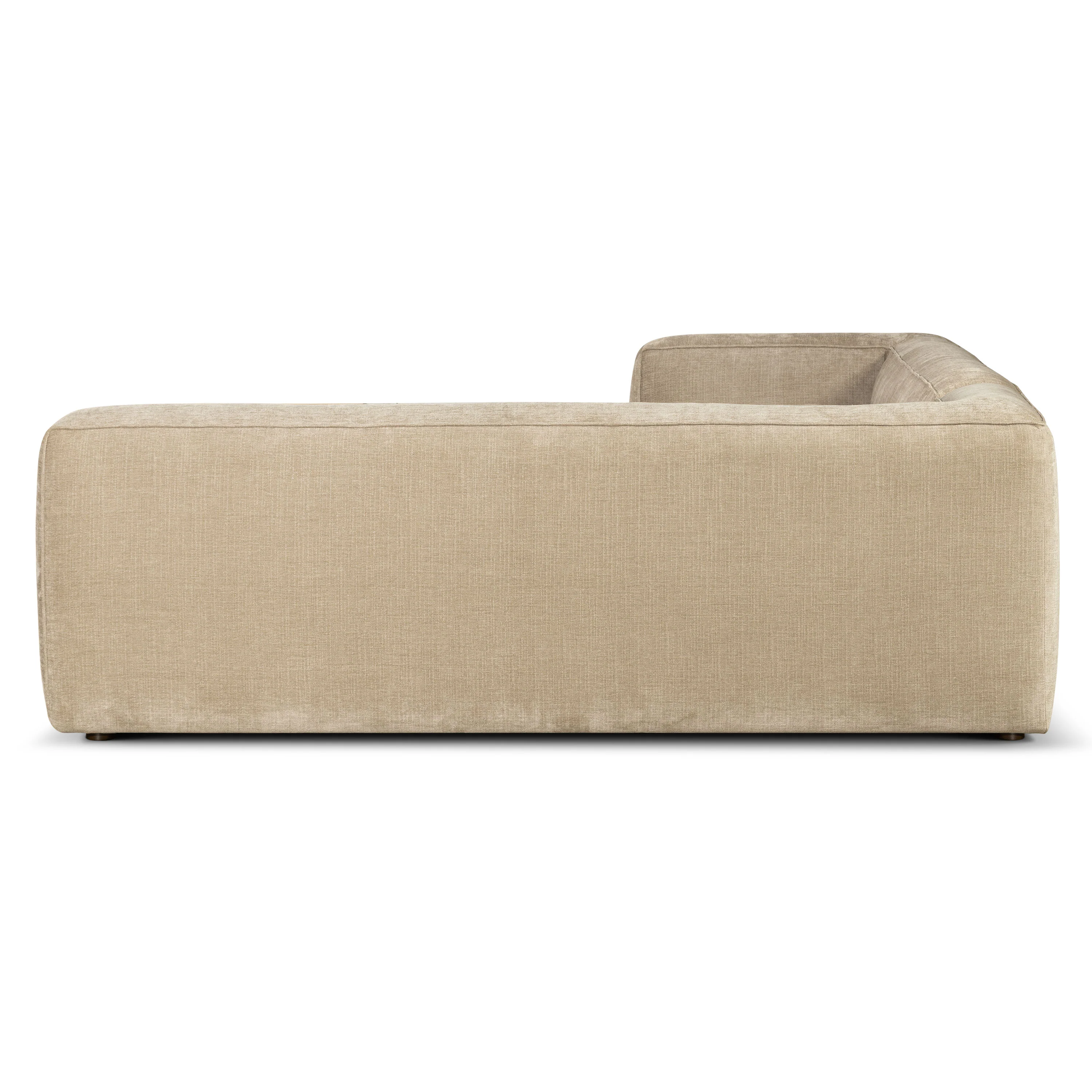 Piazza 124.5" L-Shaped Sectional | Canvas Brown - Image 9