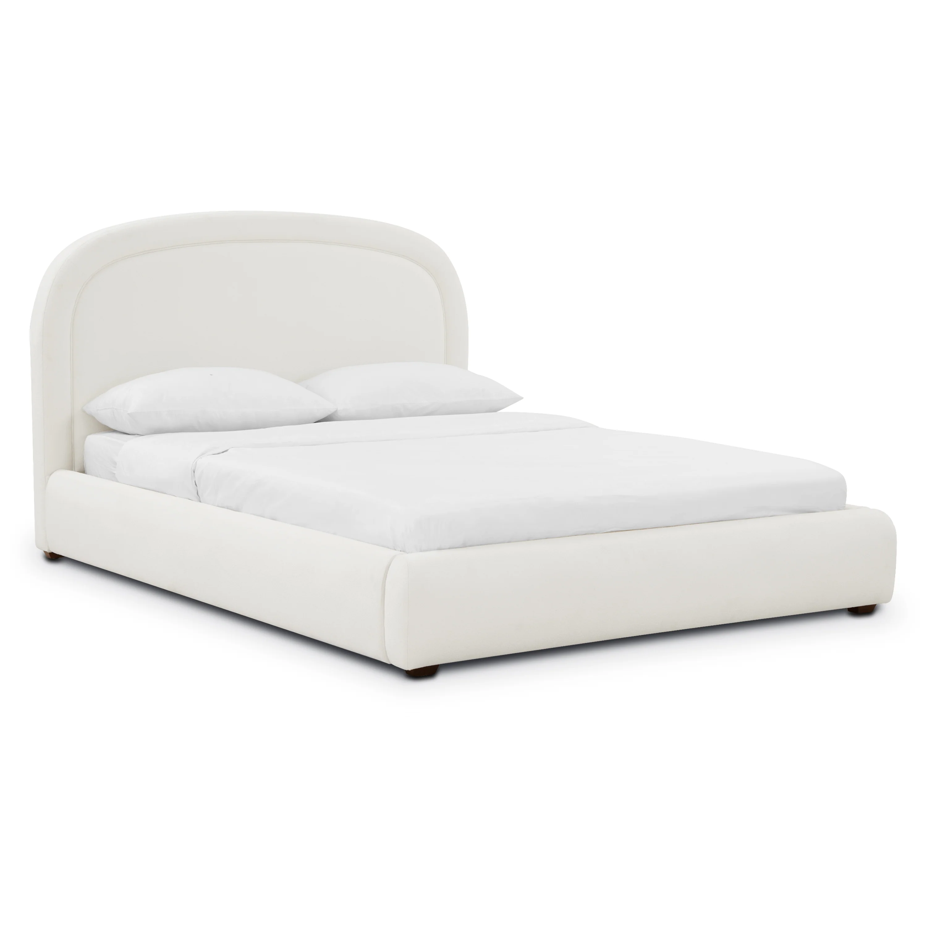 Plato Bed | Polar White - Image 2