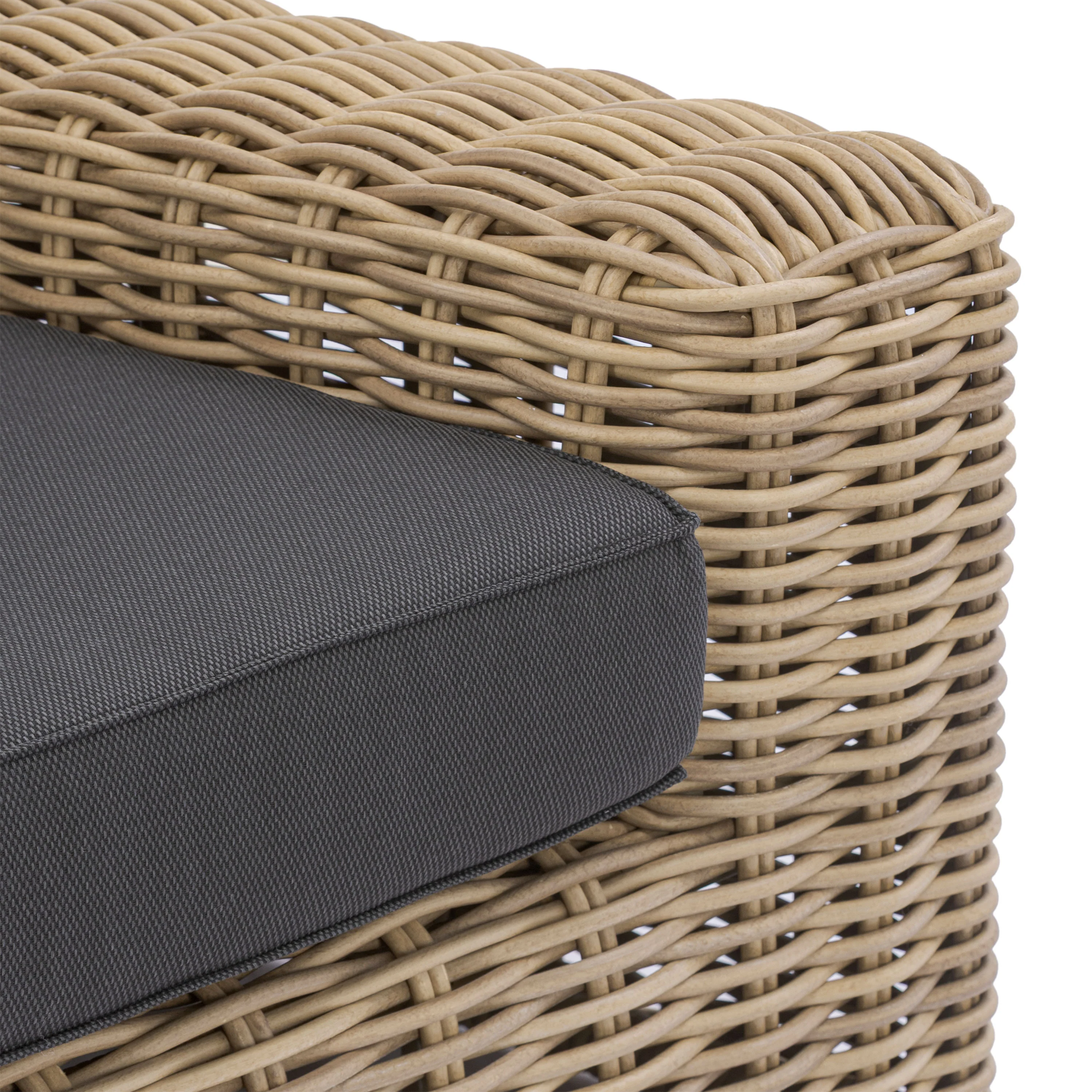 Puglia 3 Seat Sofa | Dark Grey - Image 13