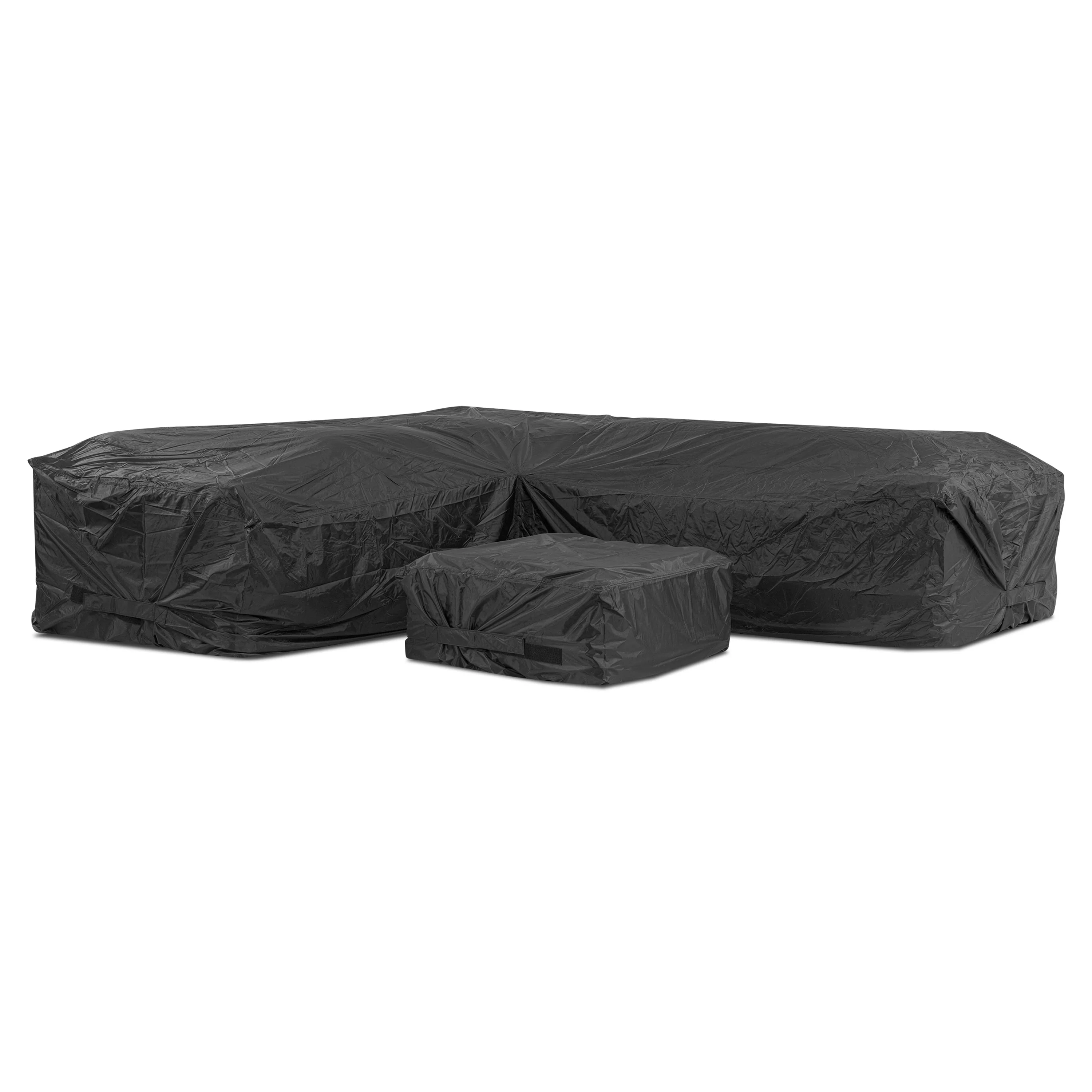 Puglia 90"x100" Corner Sectional Set - Protective Cover | Black - Image 3