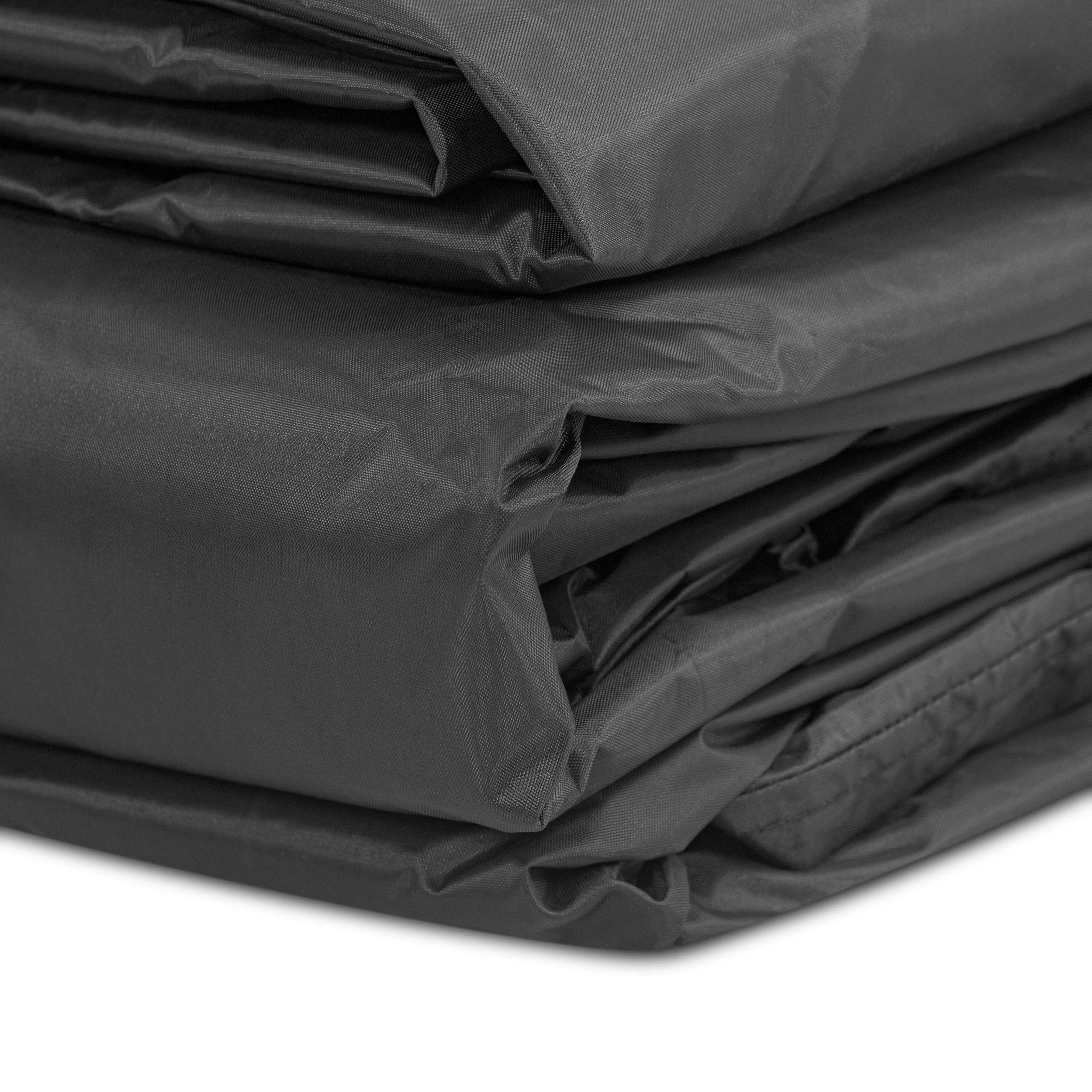 Puglia 90"x100" Corner Sectional Set - Protective Cover | Black - Image 8