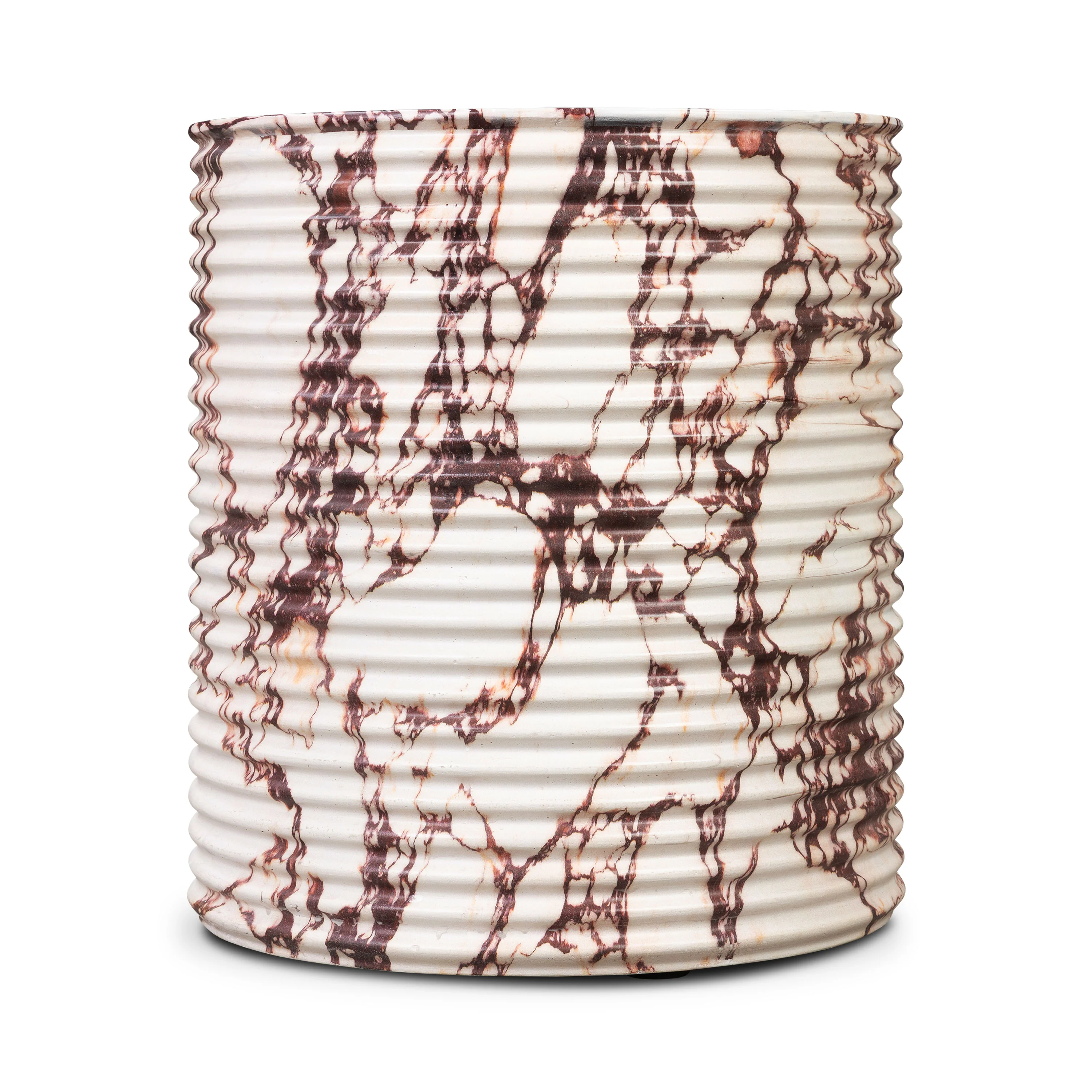 Riba 16" Side Table | Arabesco White - Image 4