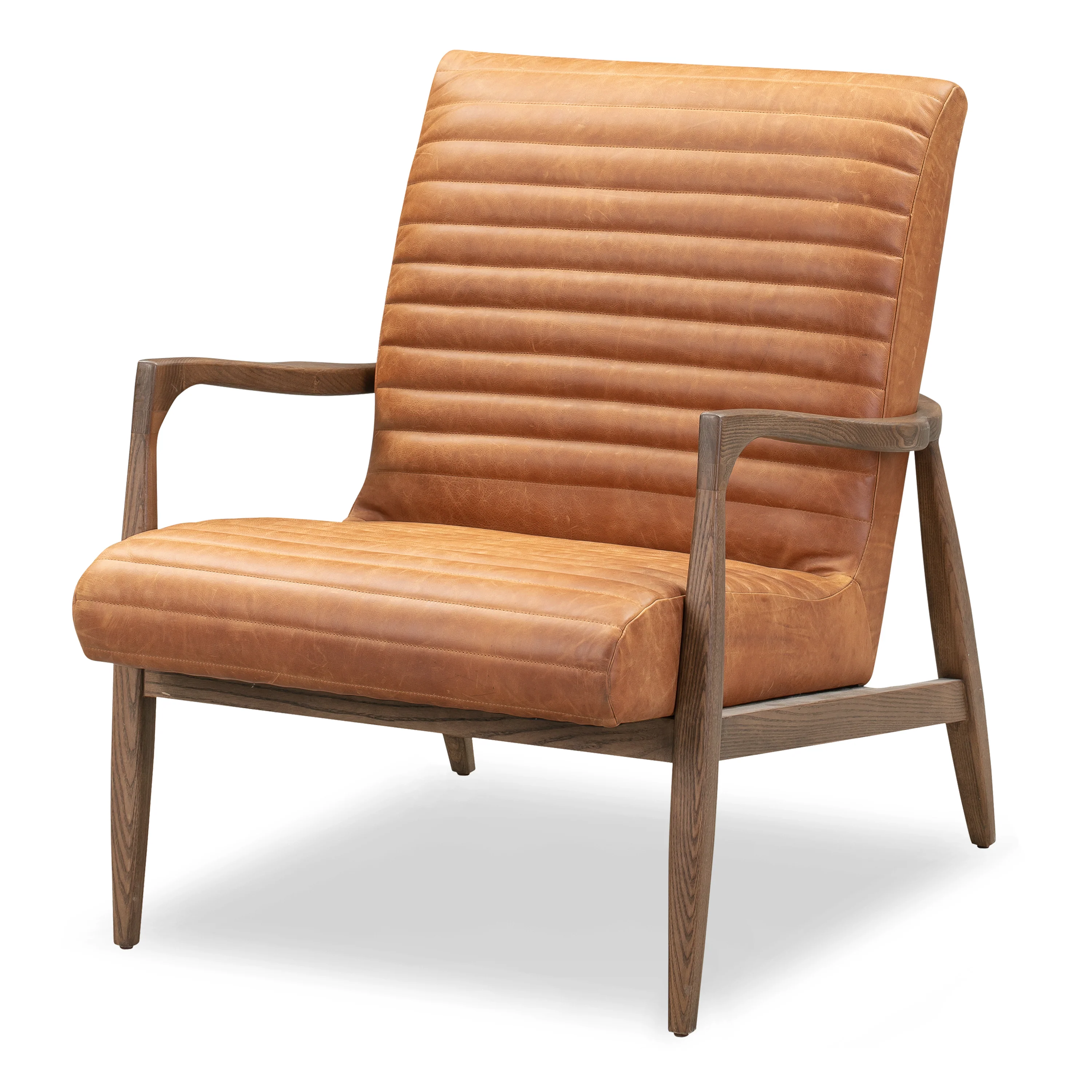 Rowan Leather Lounge Chair | Cognac Tan | Set of 2 - Image 7